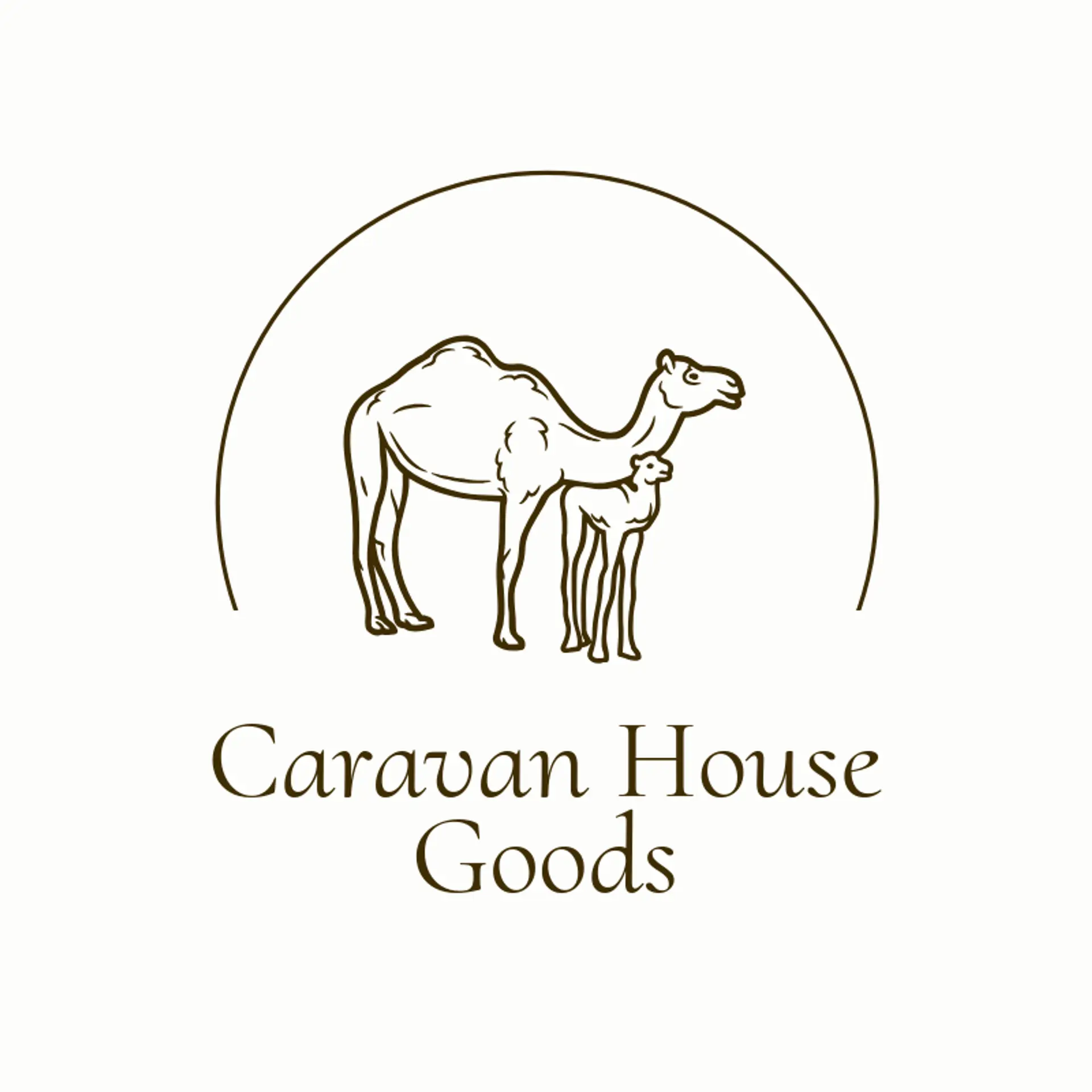 Caravan House Goods logo for camel