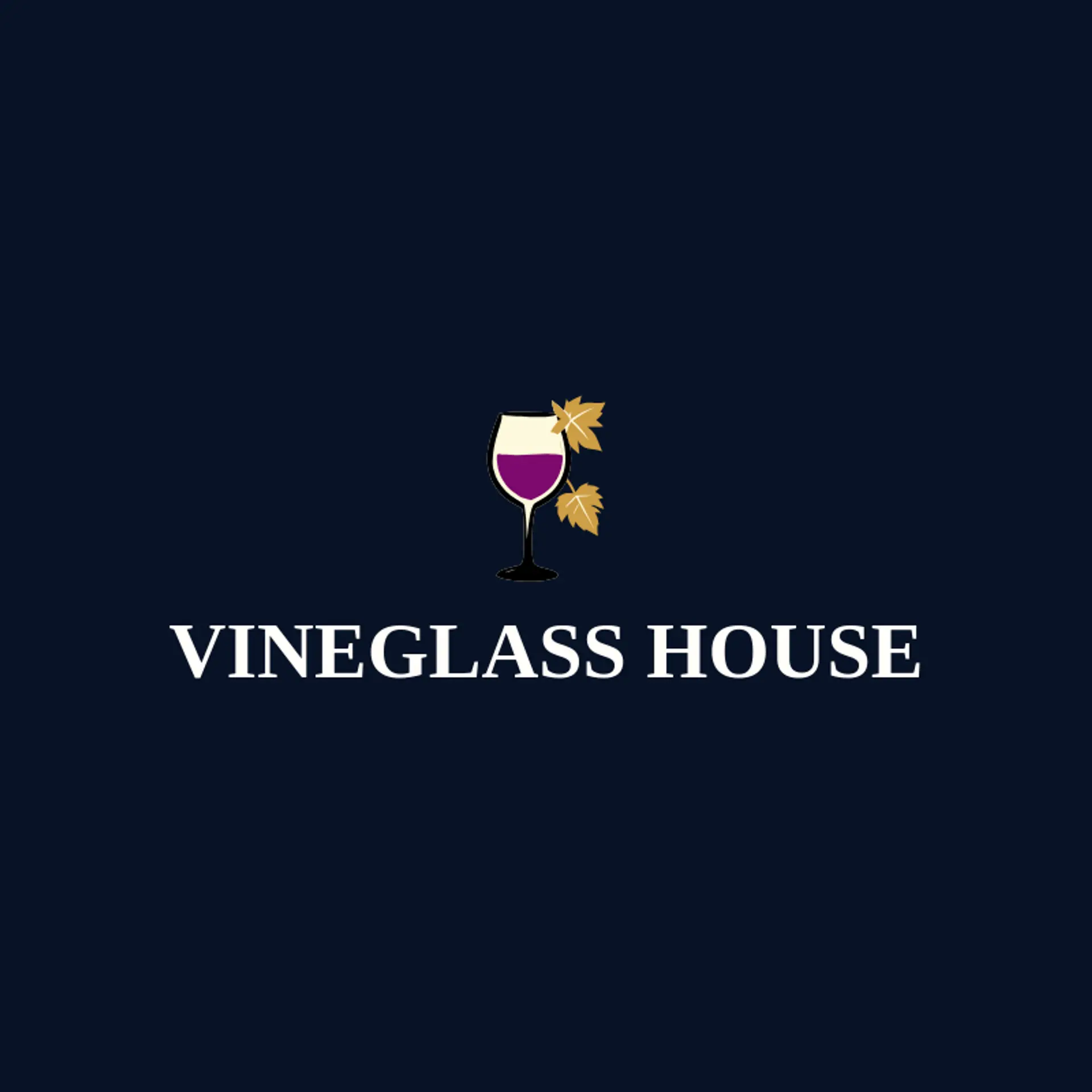 Vineglass House logo for wine glass