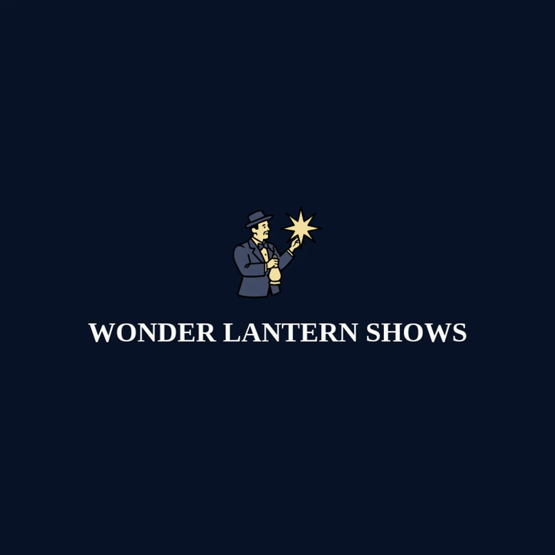 Wonder Lantern Shows logo for magician