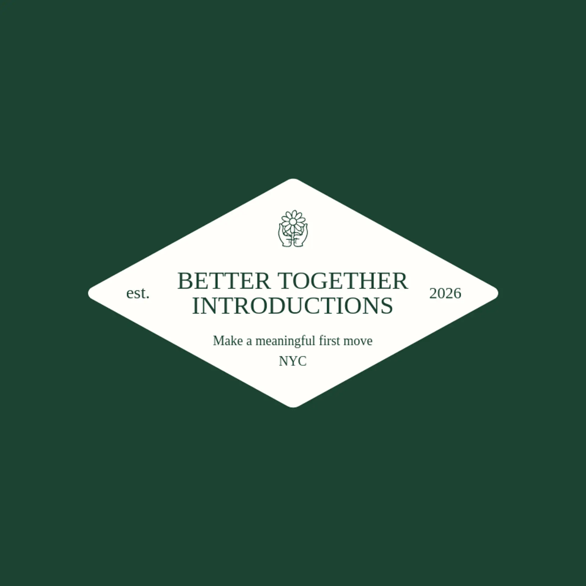 Better Together Introductions logo for dating