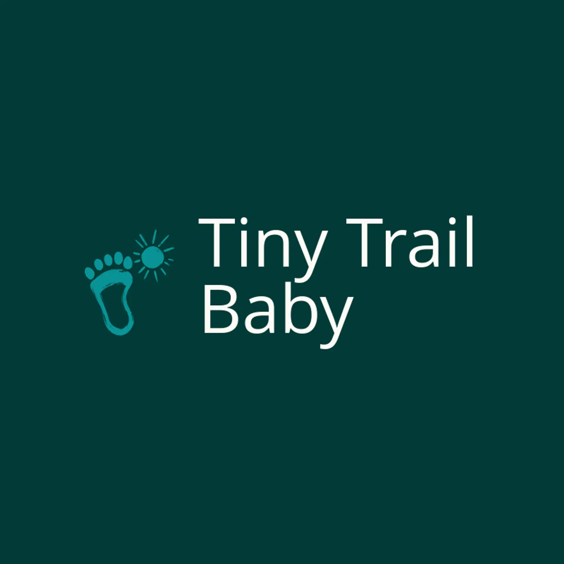 Tiny Trail Baby logo for baby