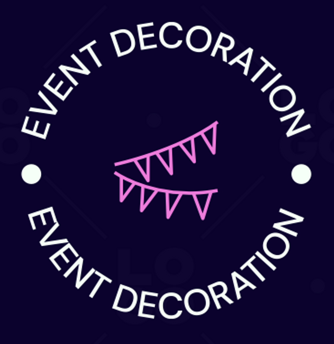 Event Decoration Logo Maker