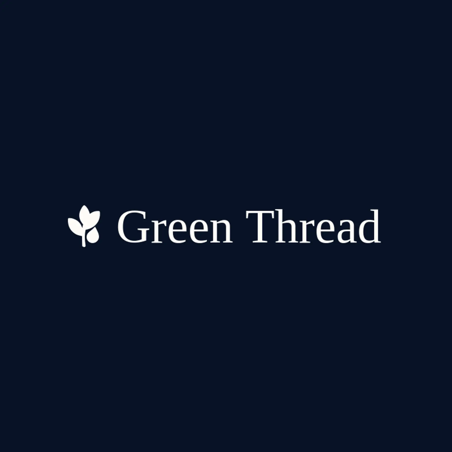 Green Thread logo for wellness