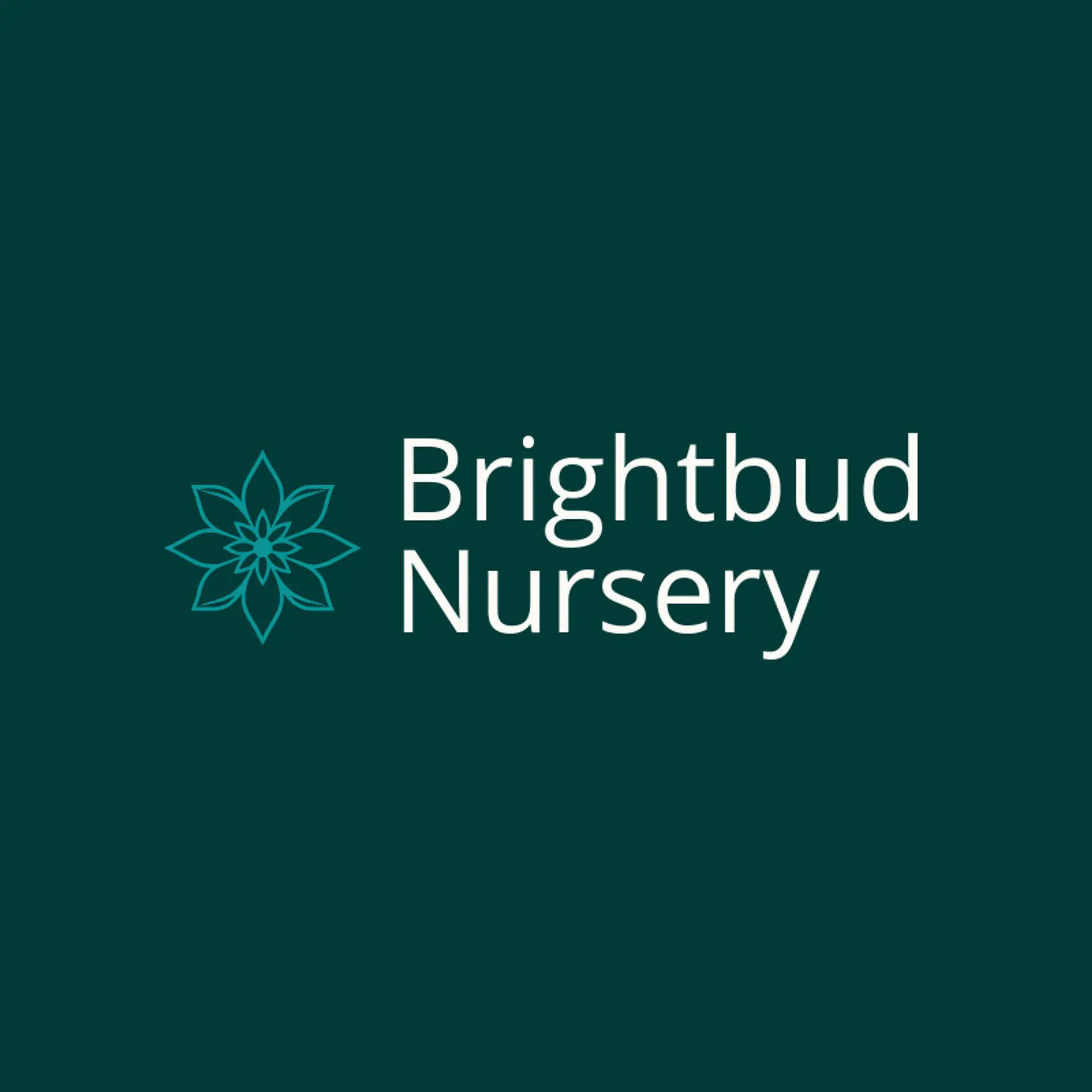 Brightbud Nursery logo for bloom