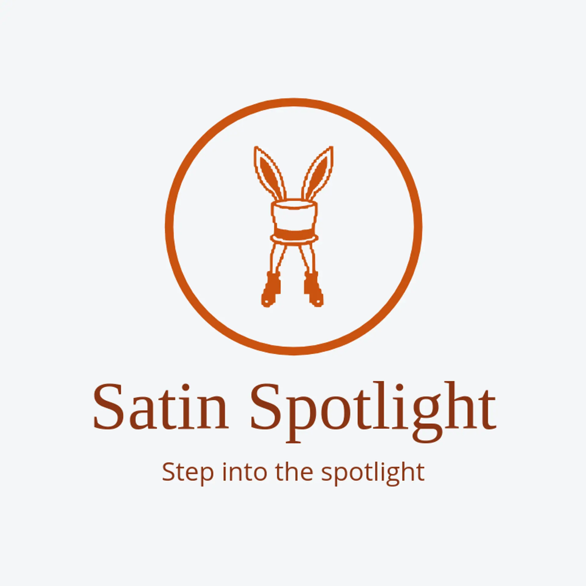 Satin Spotlight logo for cabaret
