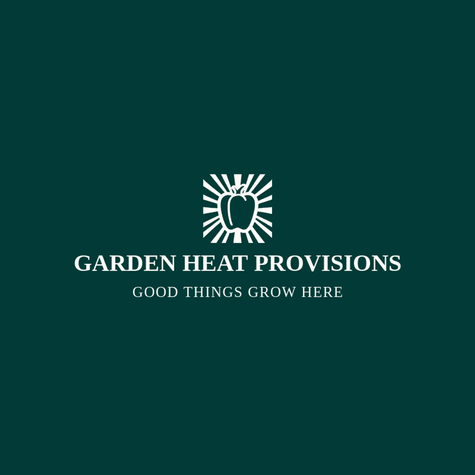 Garden Heat Provisions logo for pepper