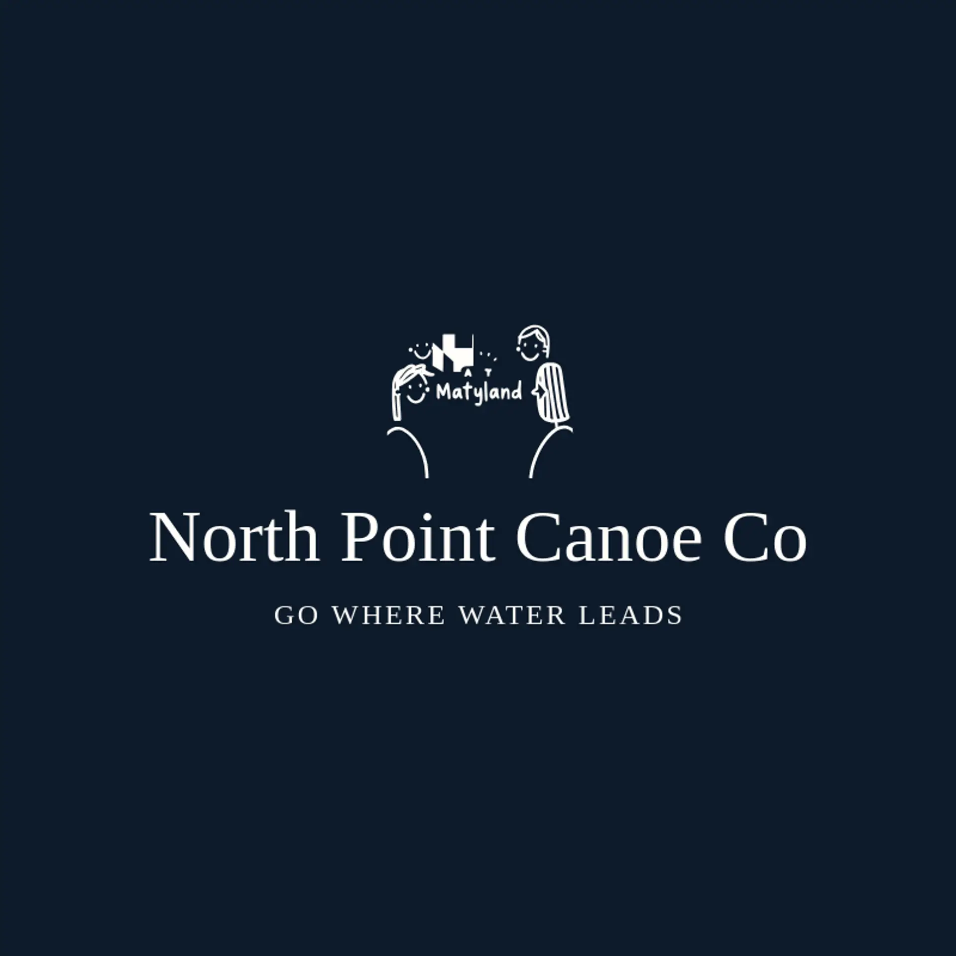 North Point Canoe Co logo for maryland