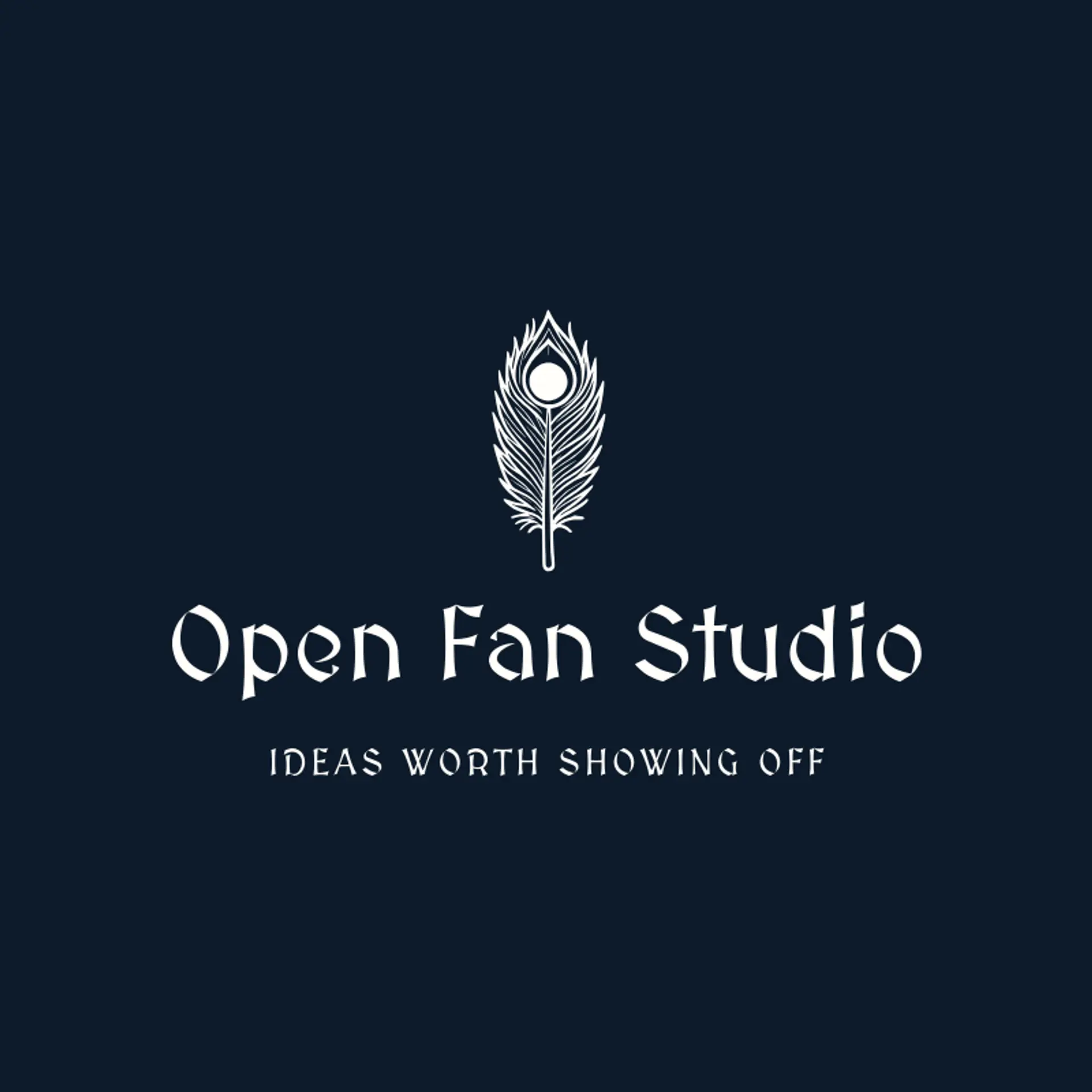 Open Fan Studio logo for peacock