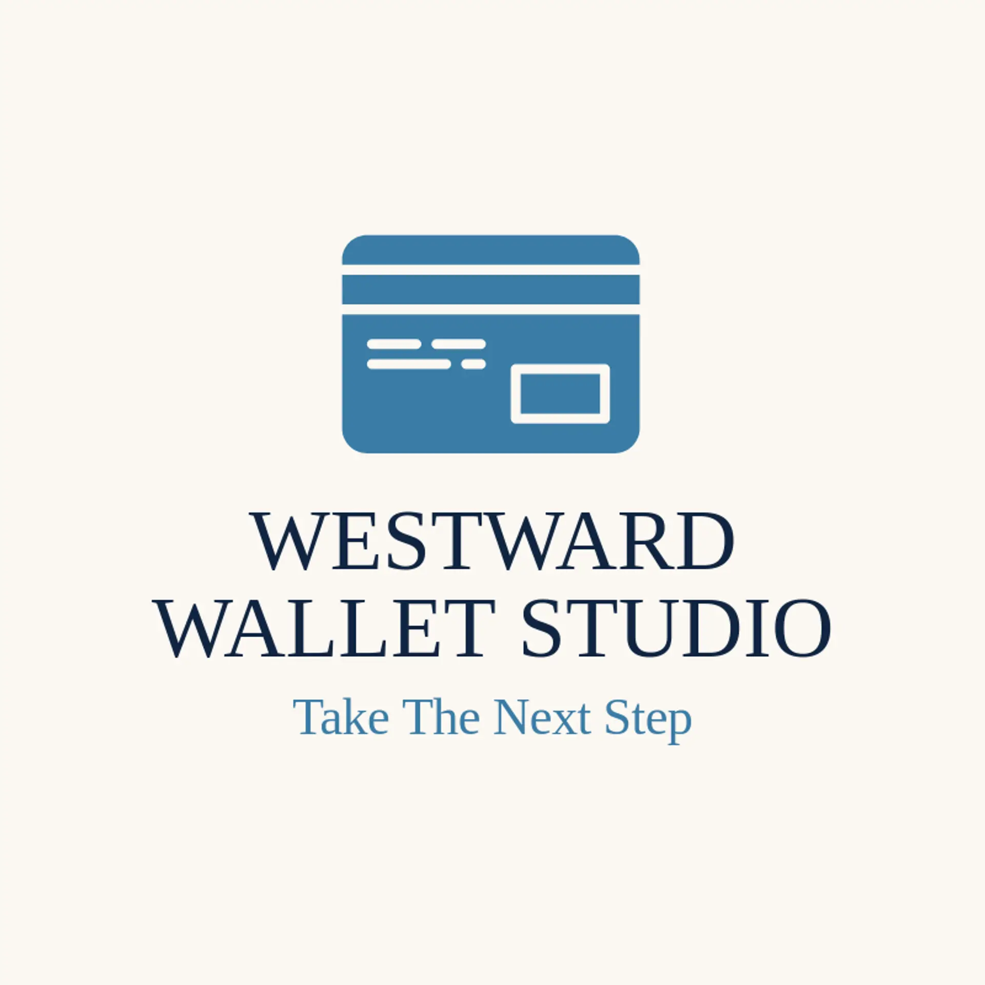 Westward Wallet Studio logo for credit card