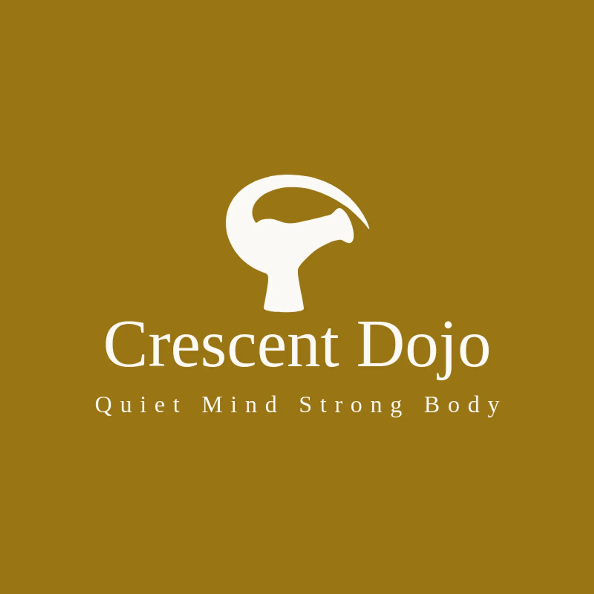 Crescent Dojo logo for karate