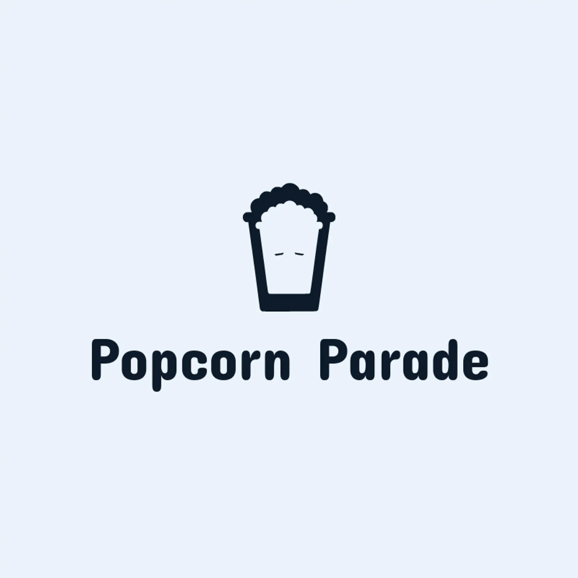 Popcorn Parade logo for theme park