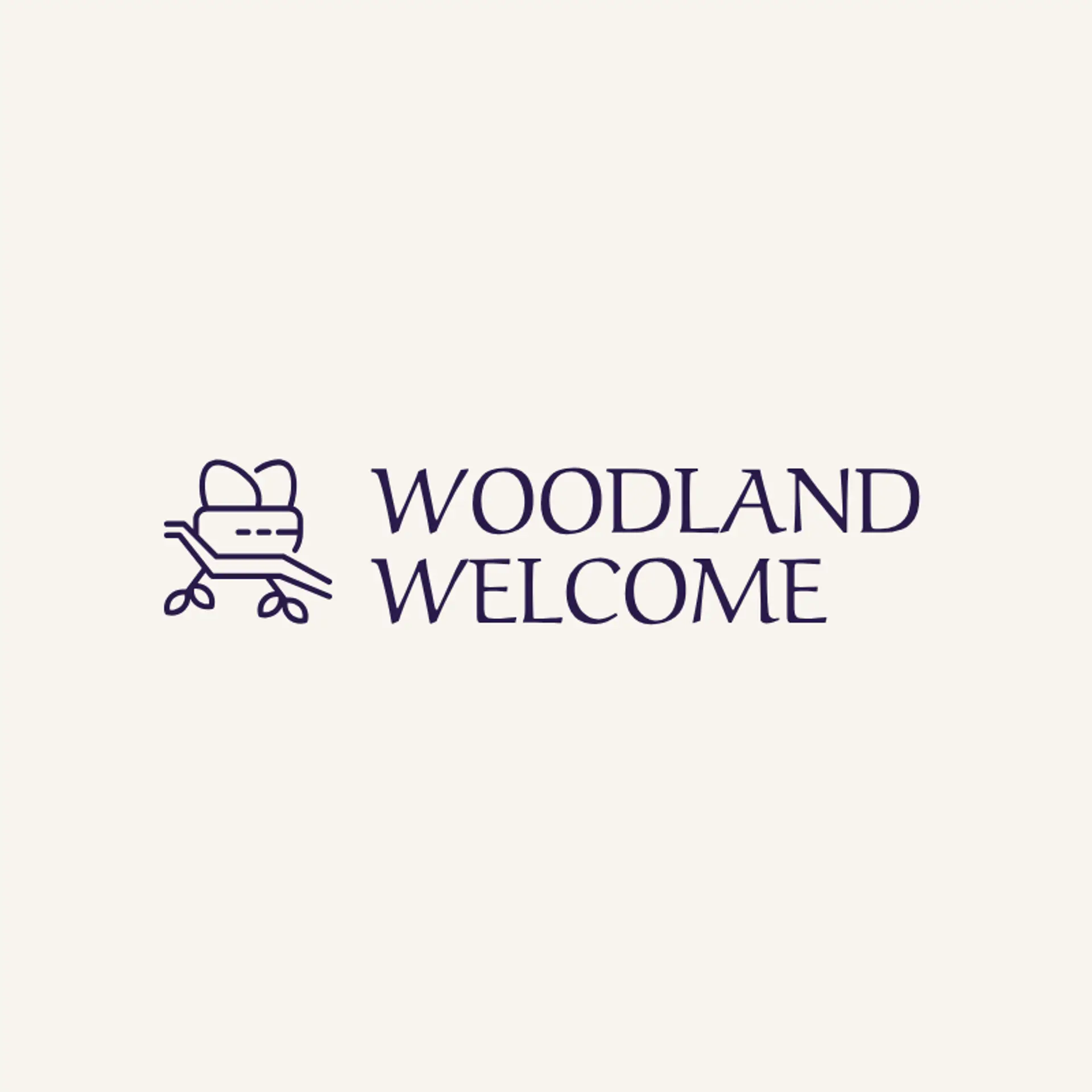 Woodland Welcome logo for birdhouse