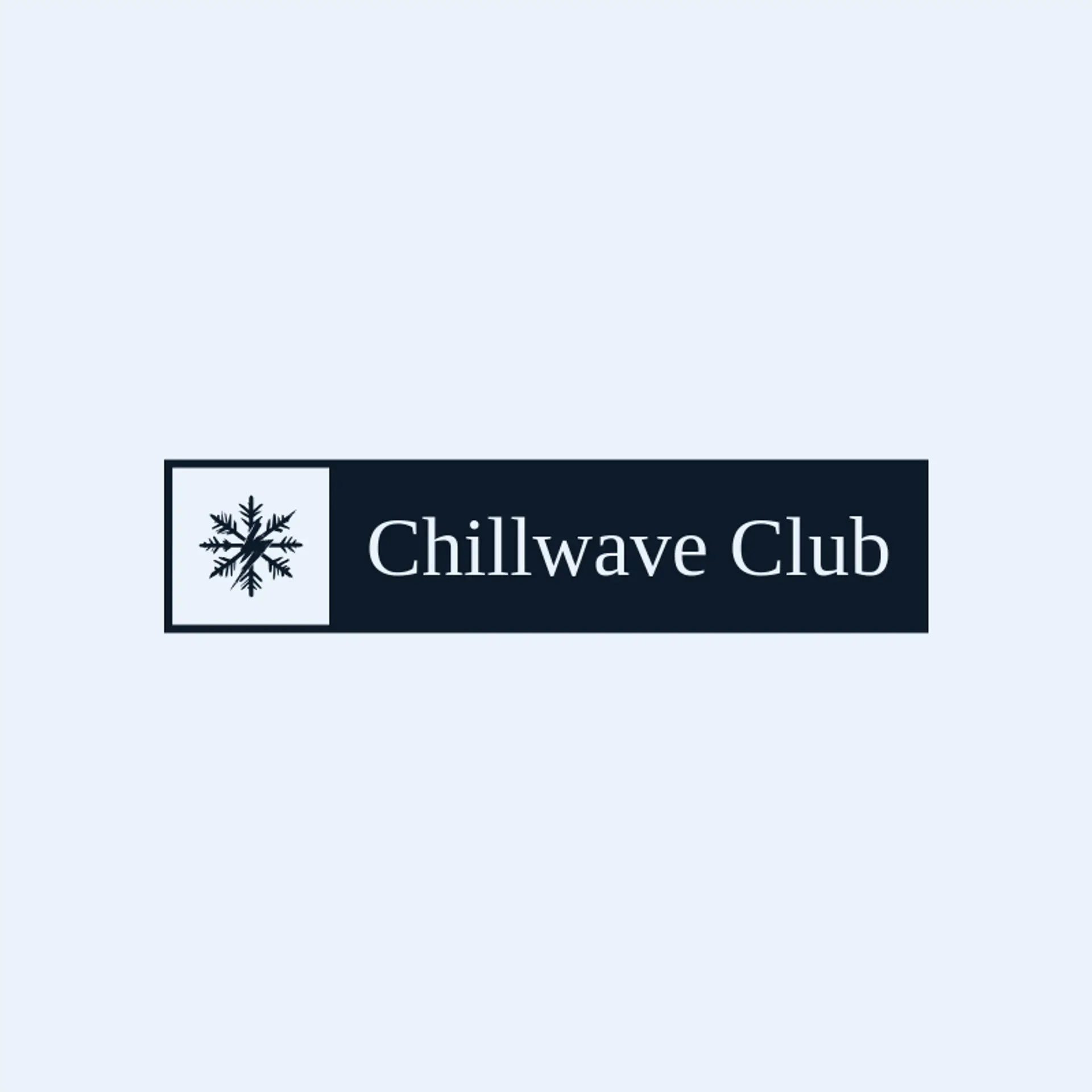 Chillwave Club logo for snow