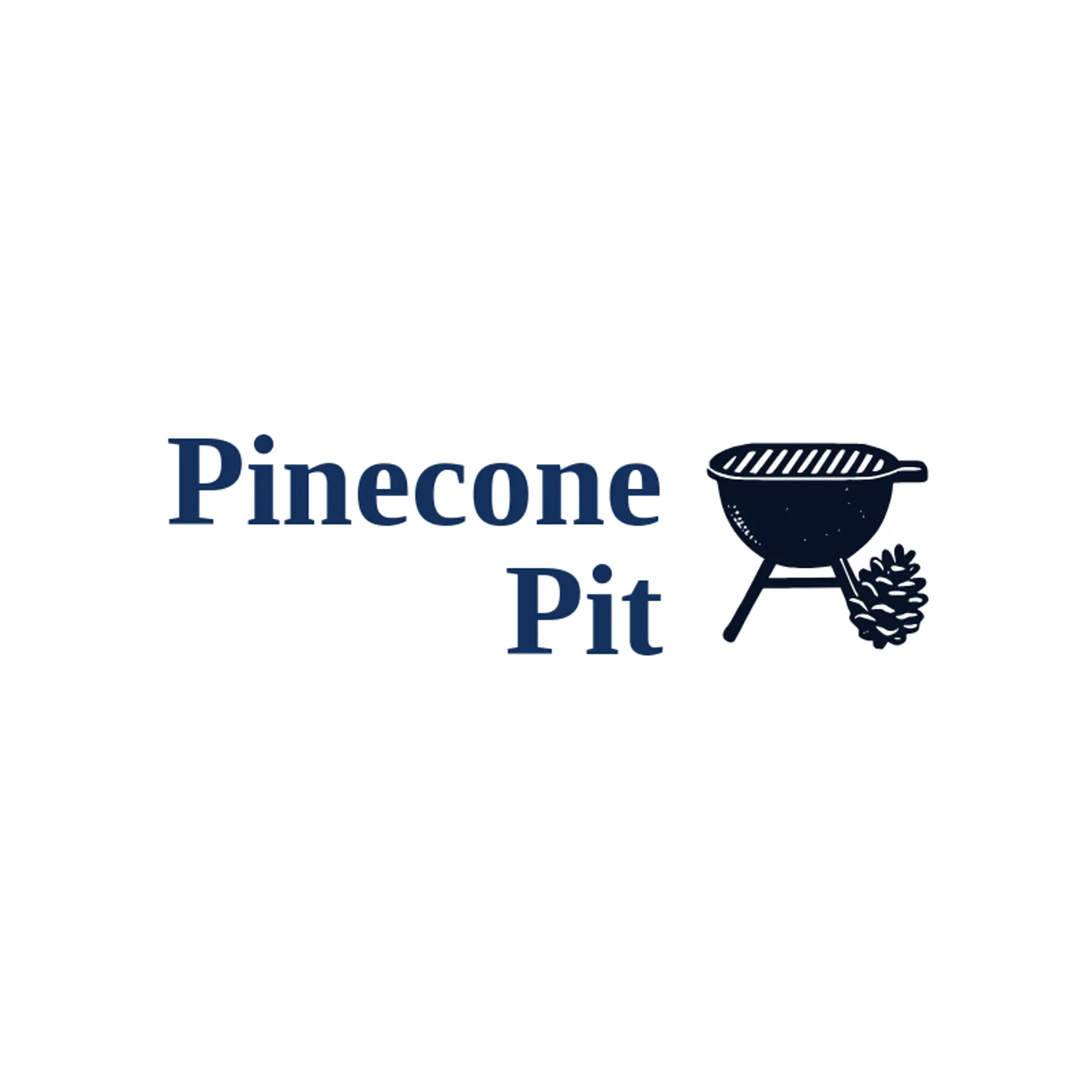 Pinecone Pit logo for grill