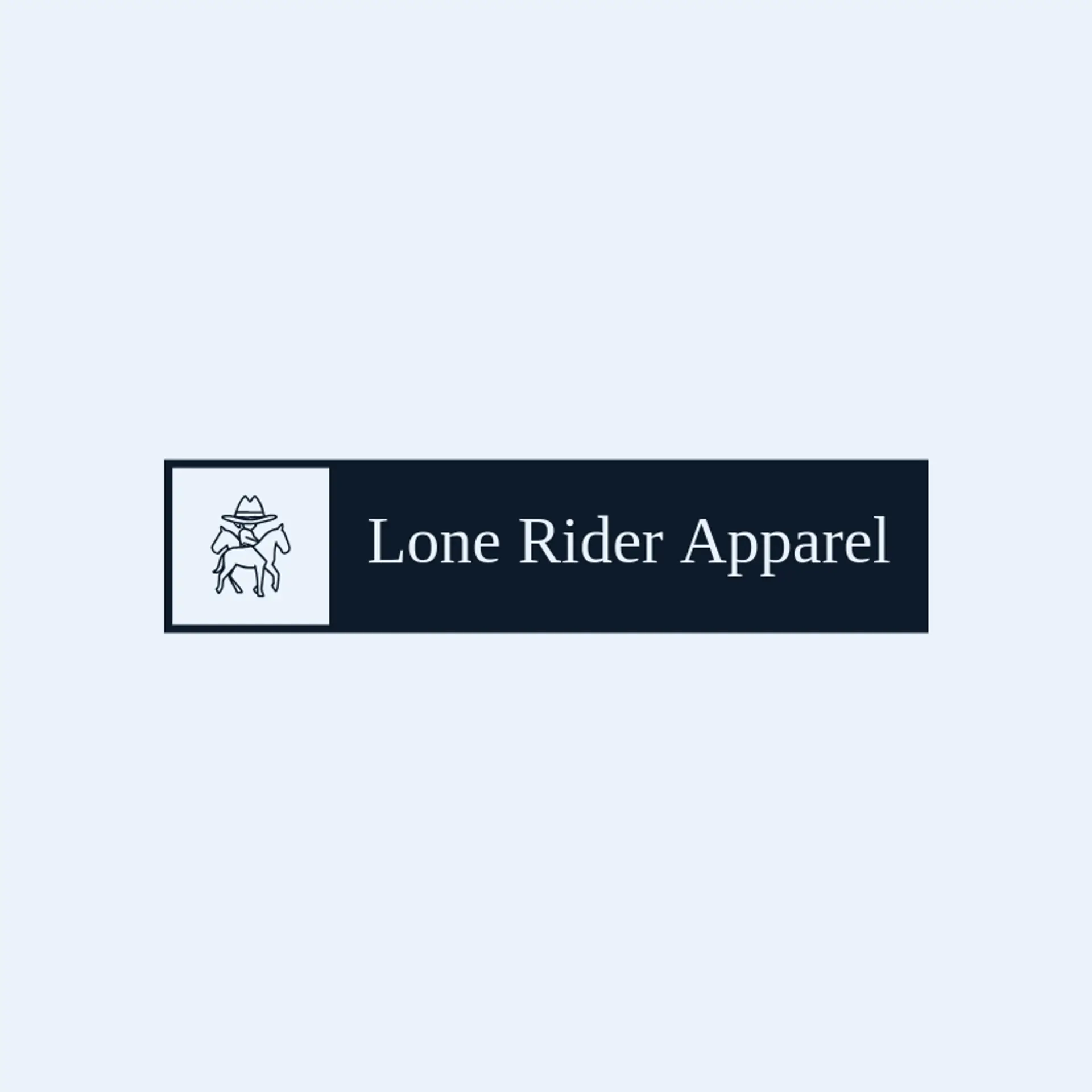 Lone Rider Apparel logo for sheriff