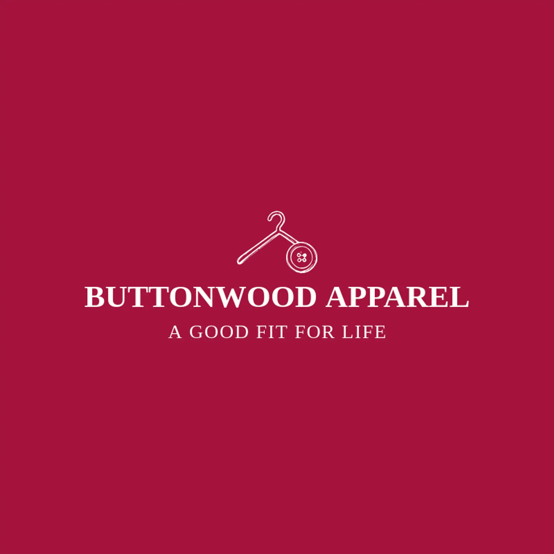 Buttonwood Apparel logo for hanger
