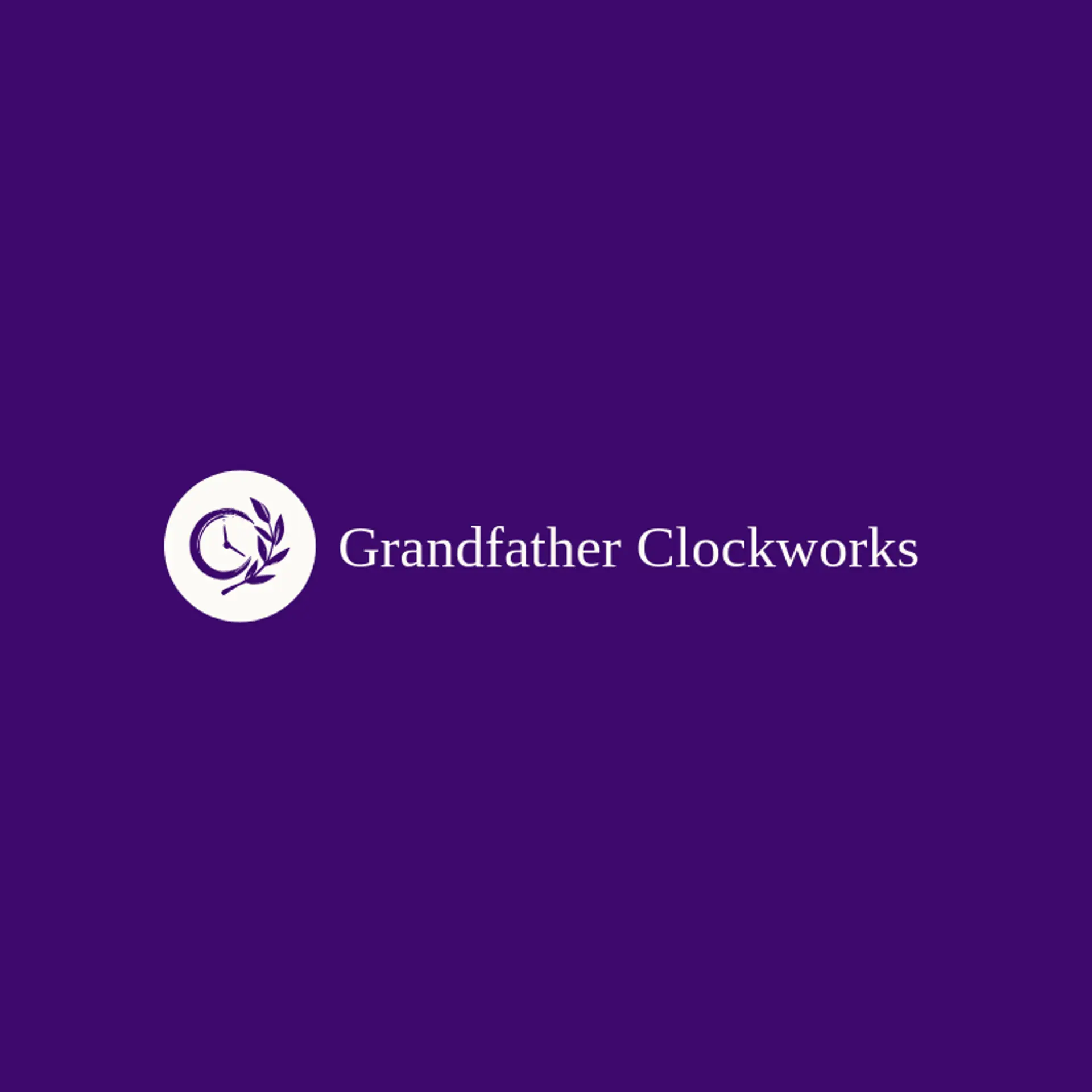Grandfather Clockworks logo for heritage