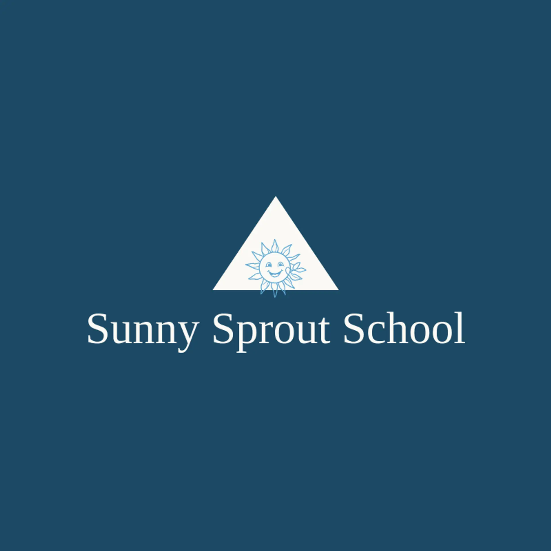 Sunny Sprout School logo for sunshine