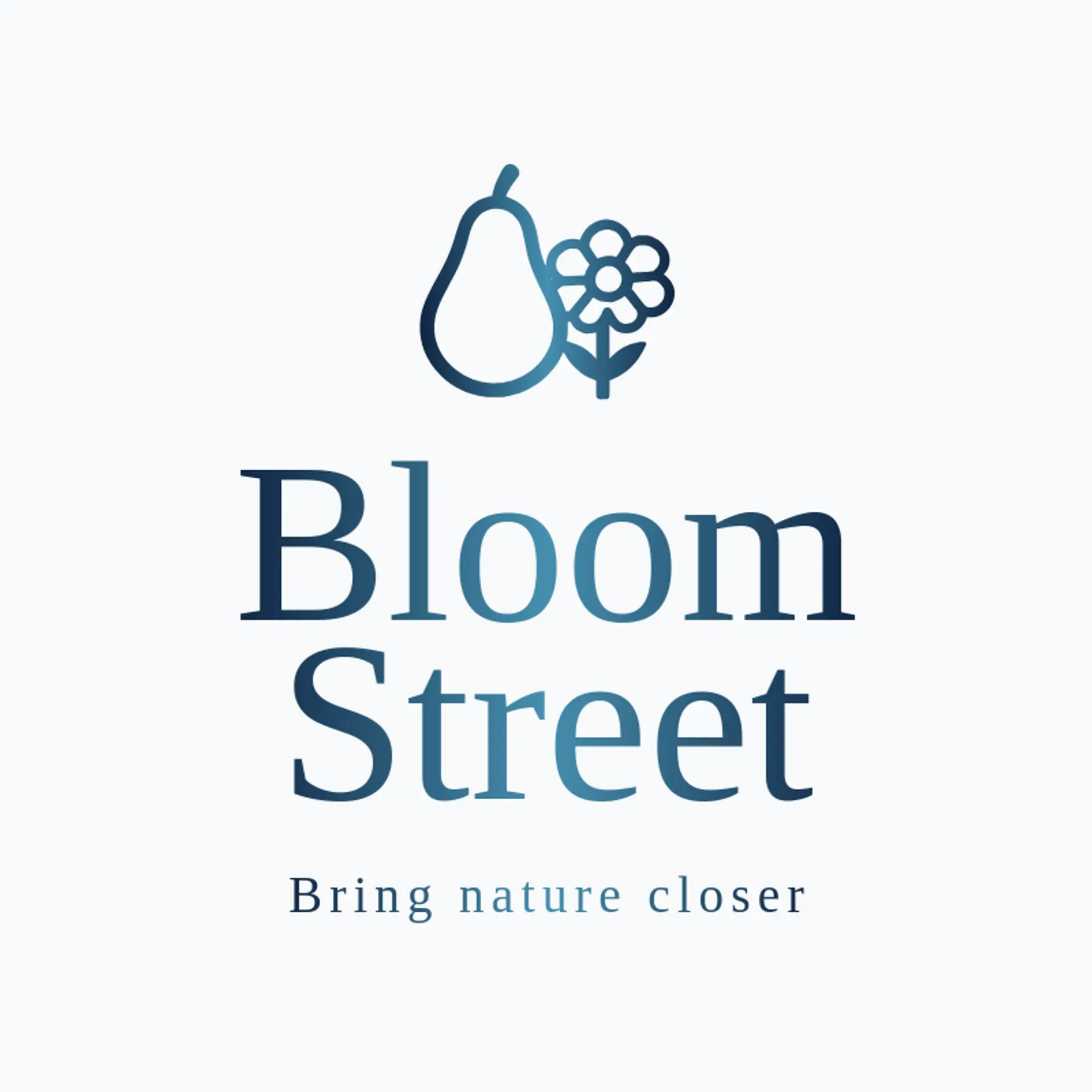 Bloom Street logo for pear