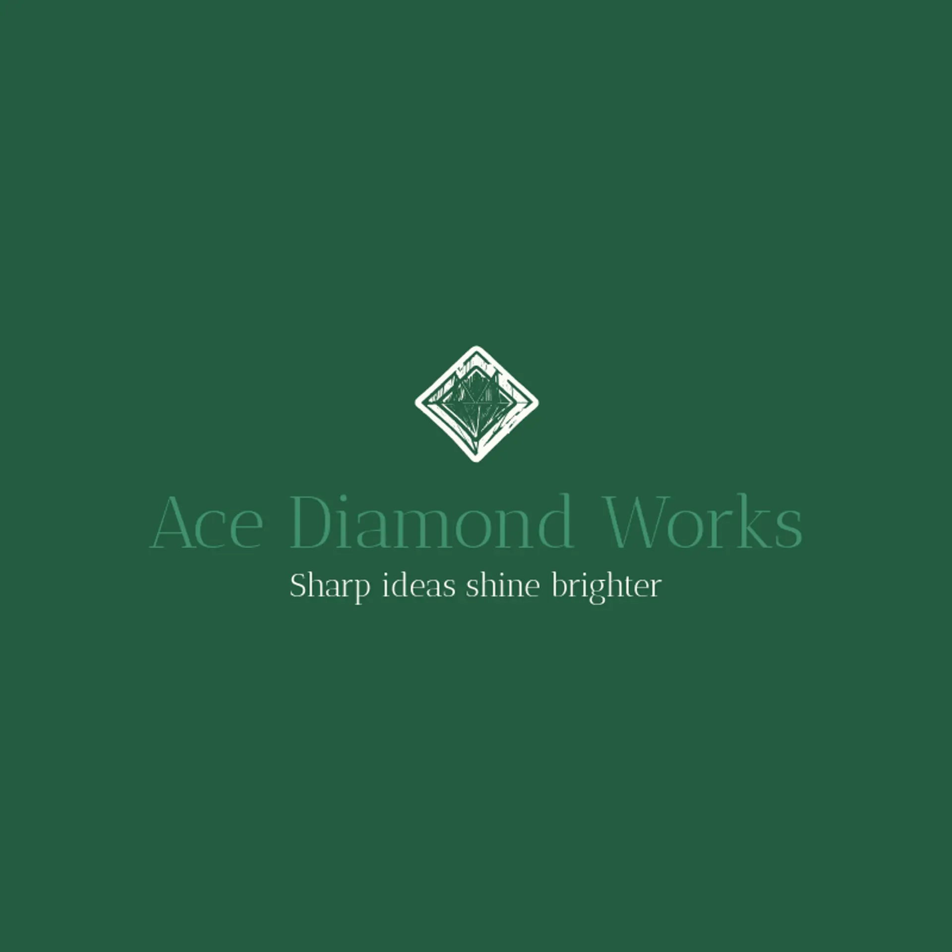 Ace Diamond Works logo for ace