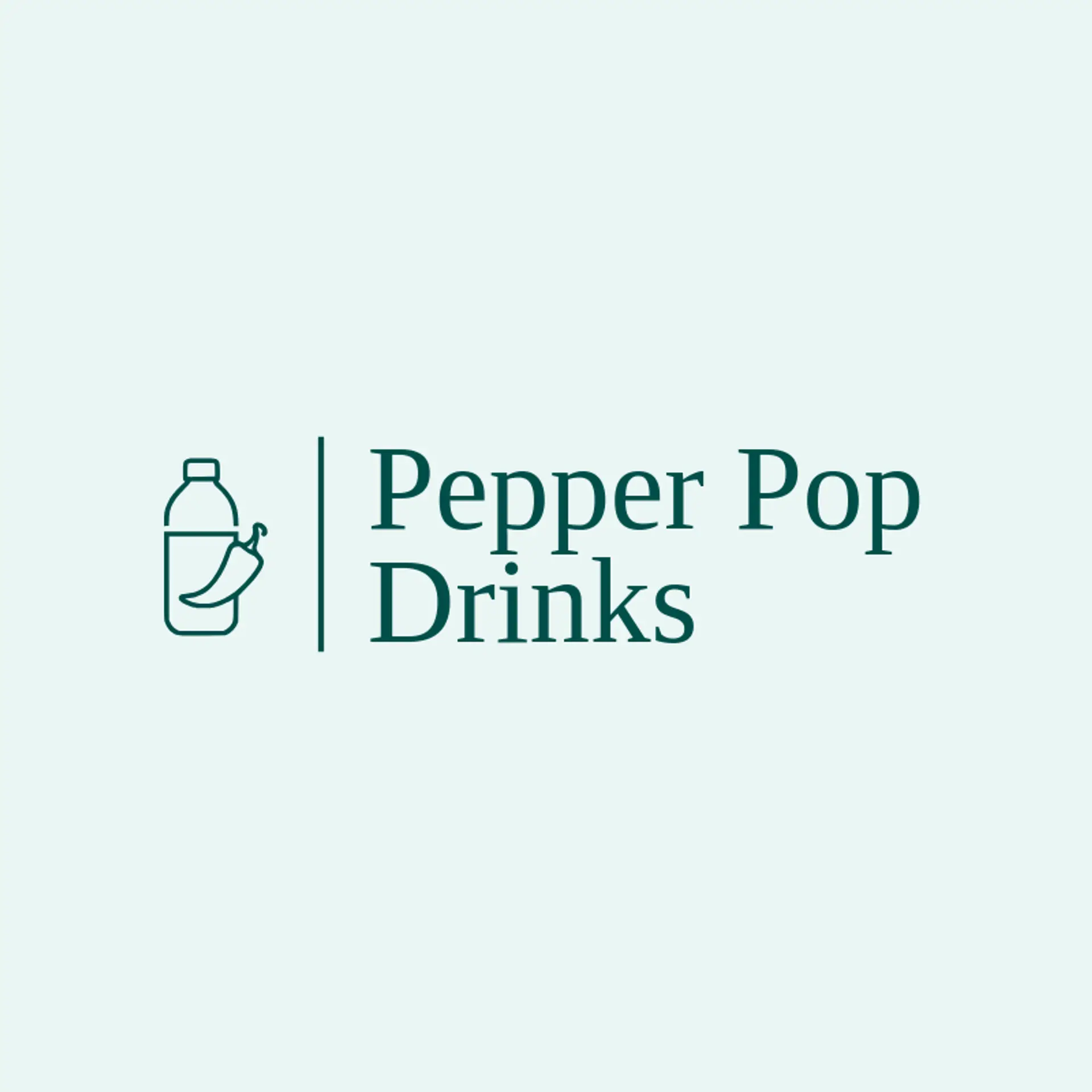 Pepper Pop Drinks logo for drink