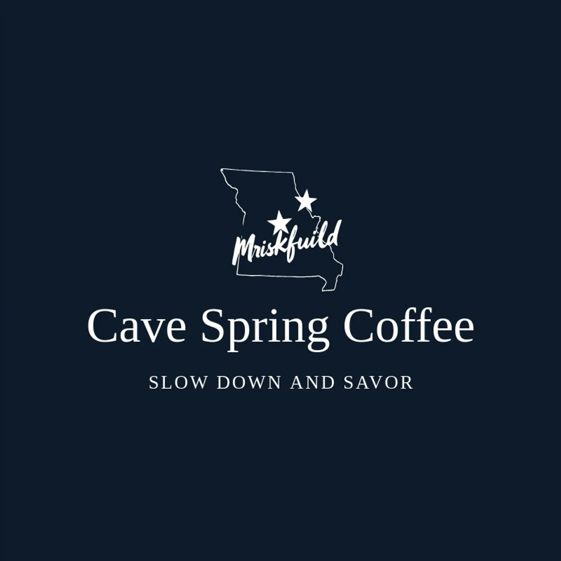 Cave Spring Coffee logo for missouri