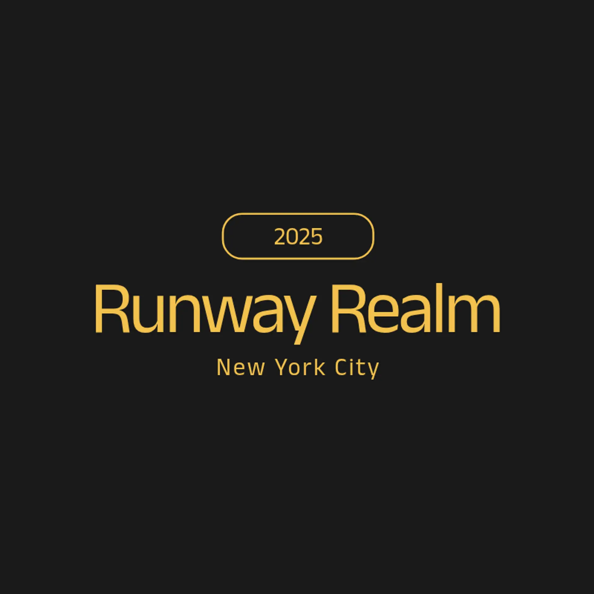 Runway Realm logo for fashion wear