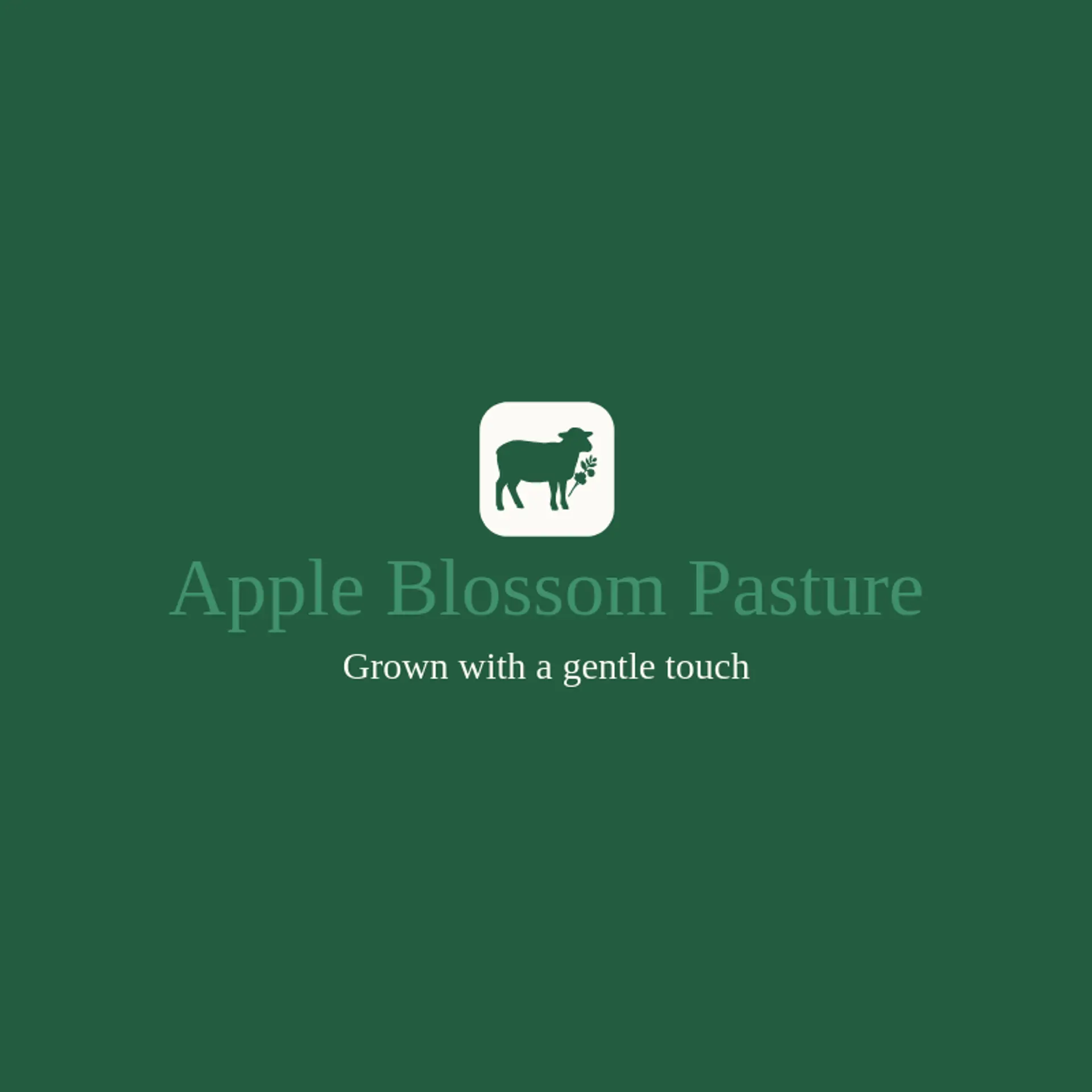 Apple Blossom Pasture logo for lamb