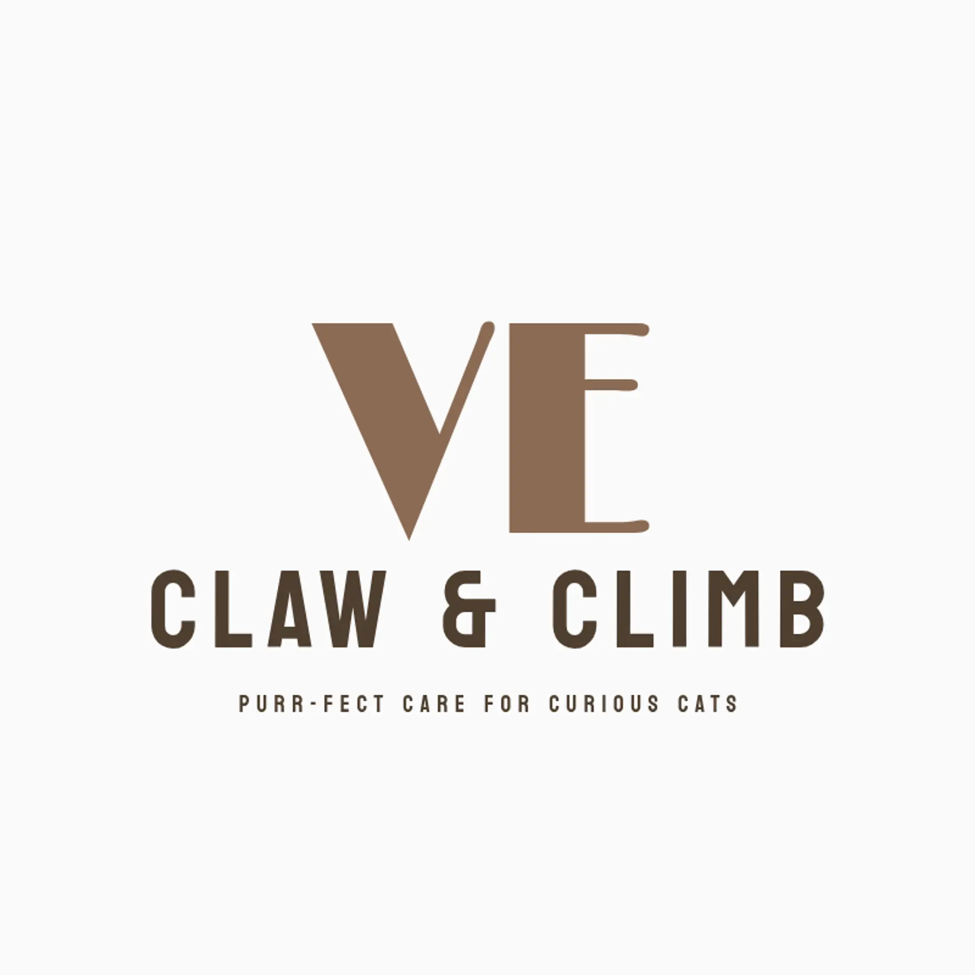 Claw & Climb logo for cat pet care