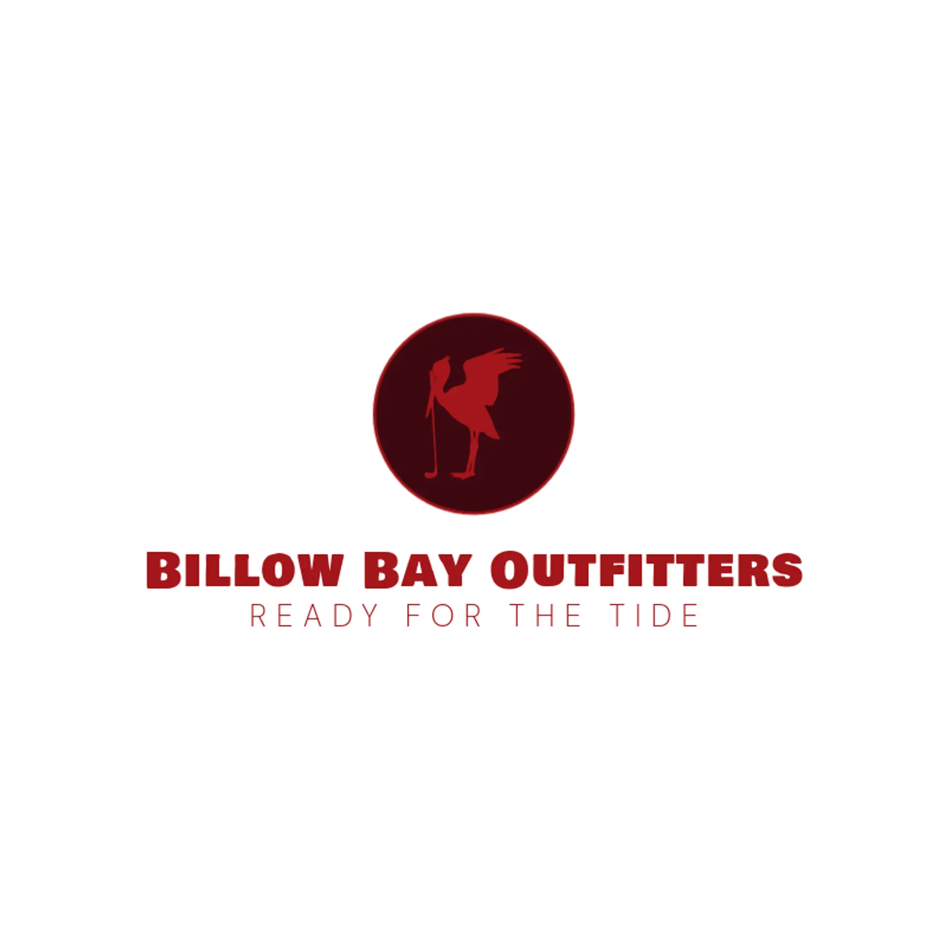 Billow Bay Outfitters logo for pelican