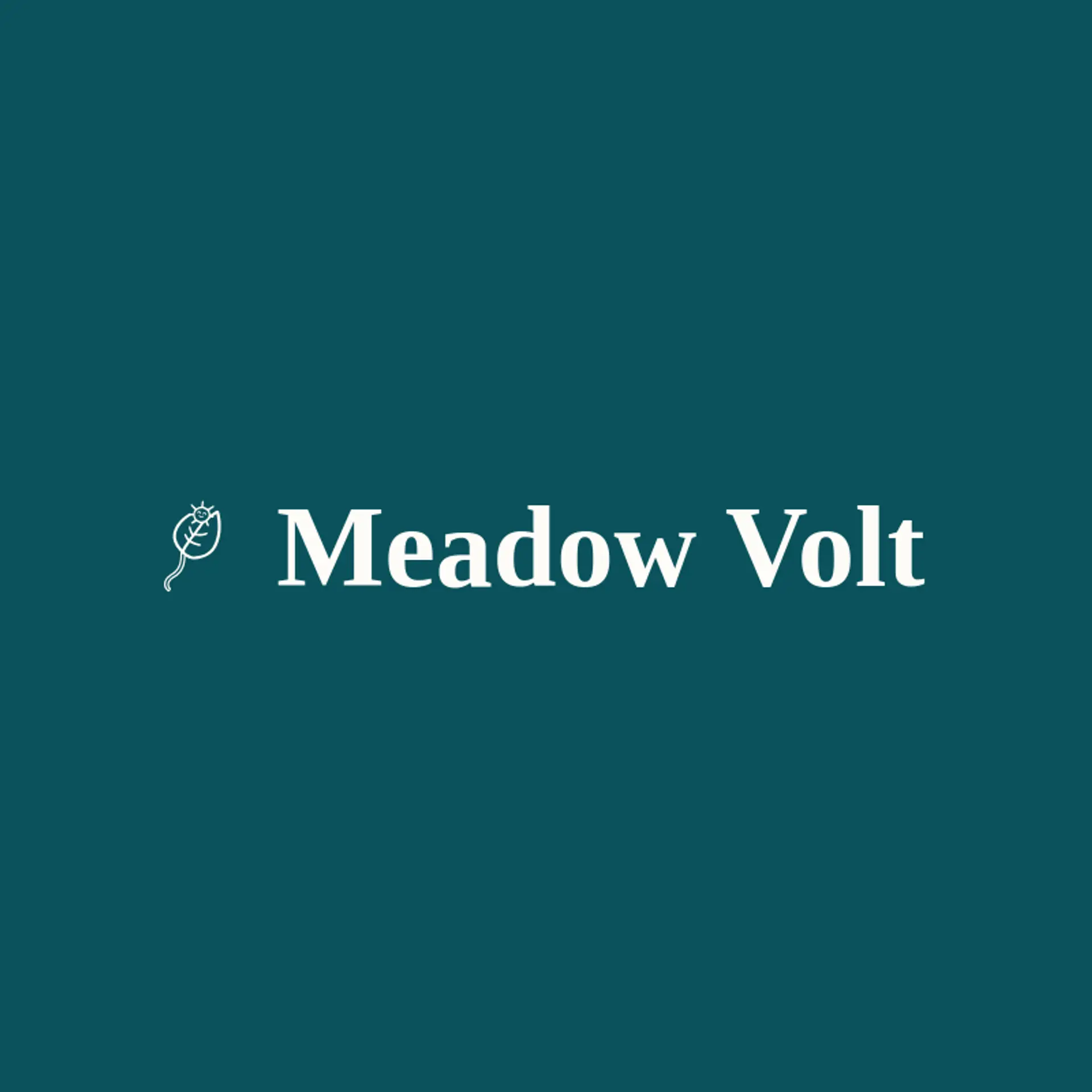 Meadow Volt logo for charger
