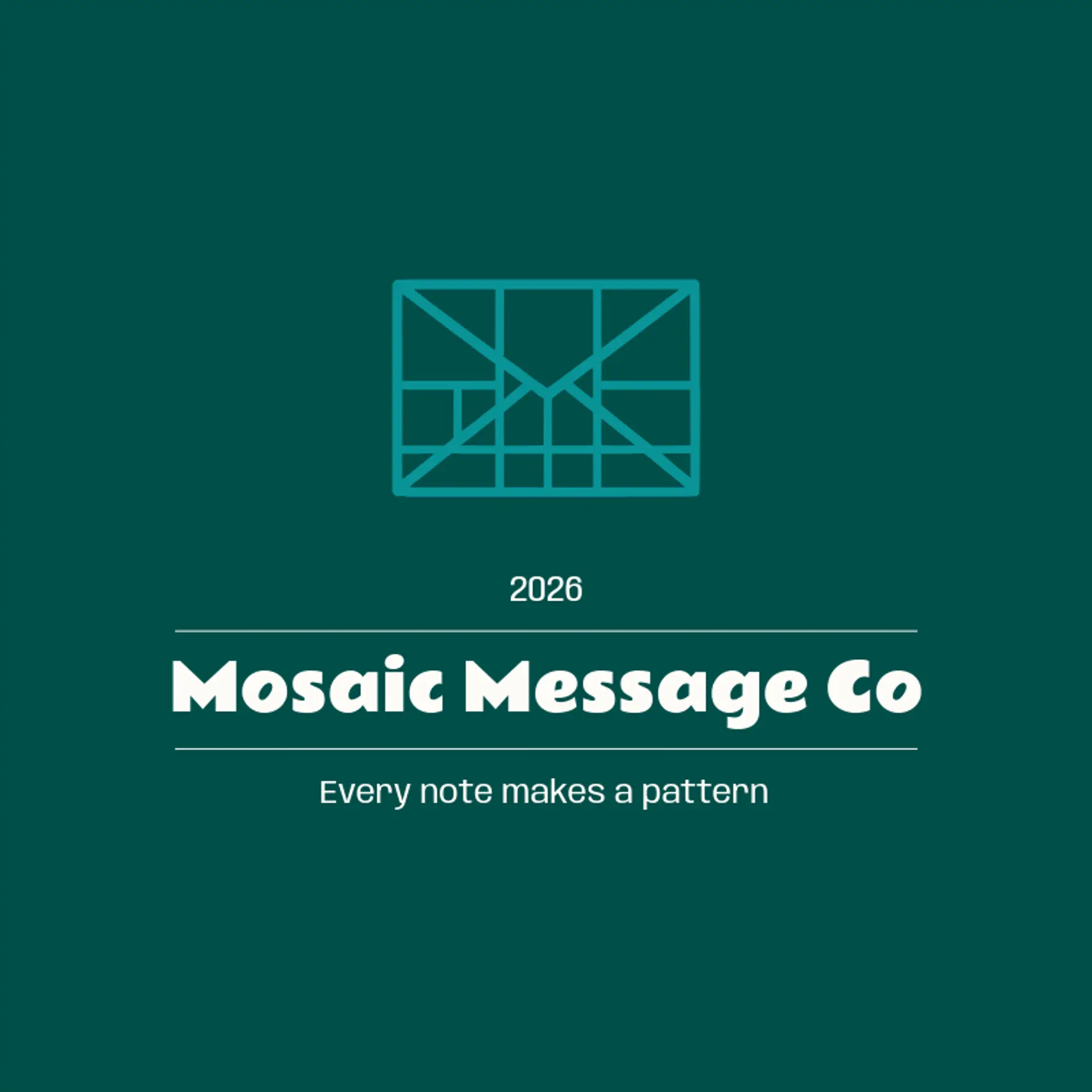 Mosaic Message Co logo for mail