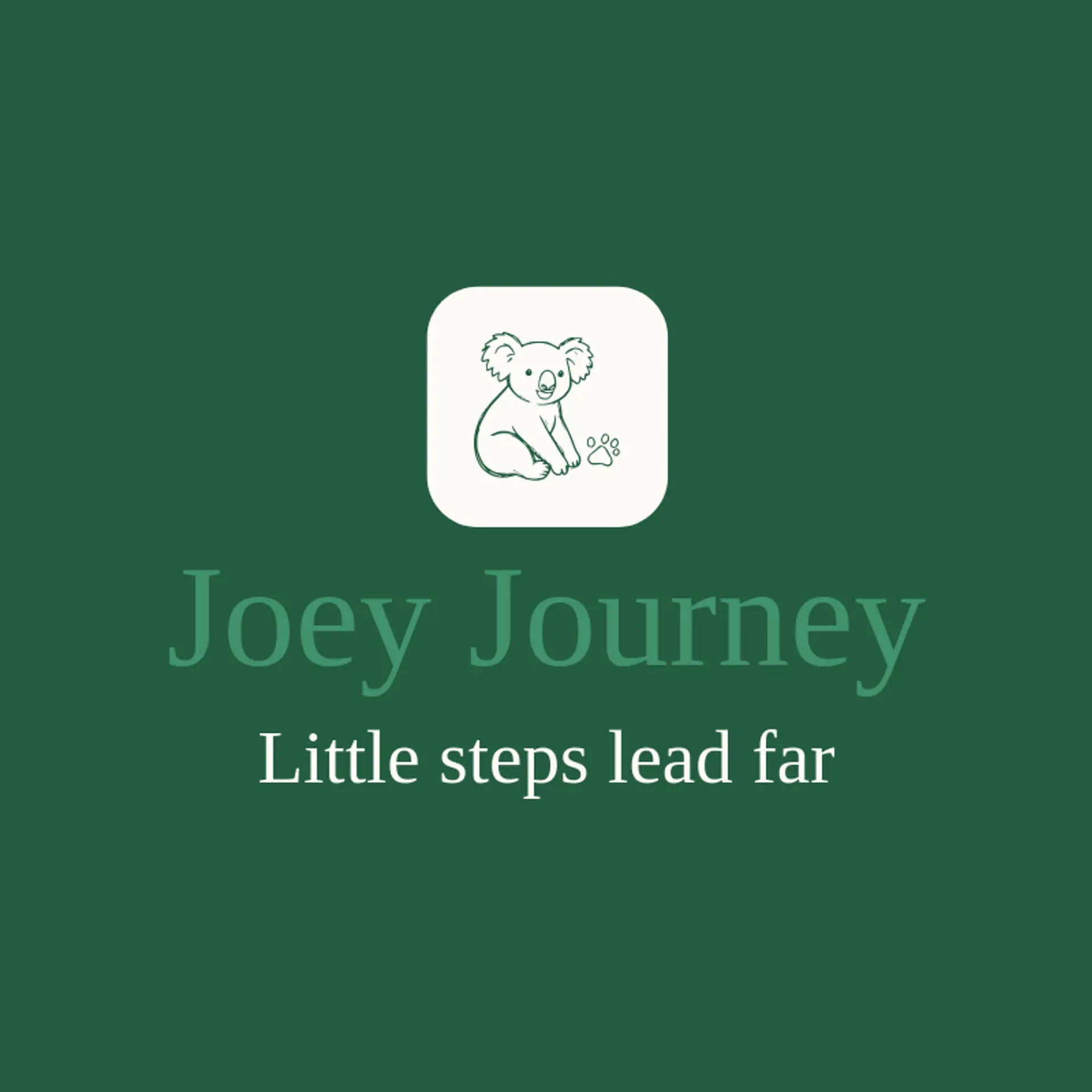 Joey Journey logo for koala