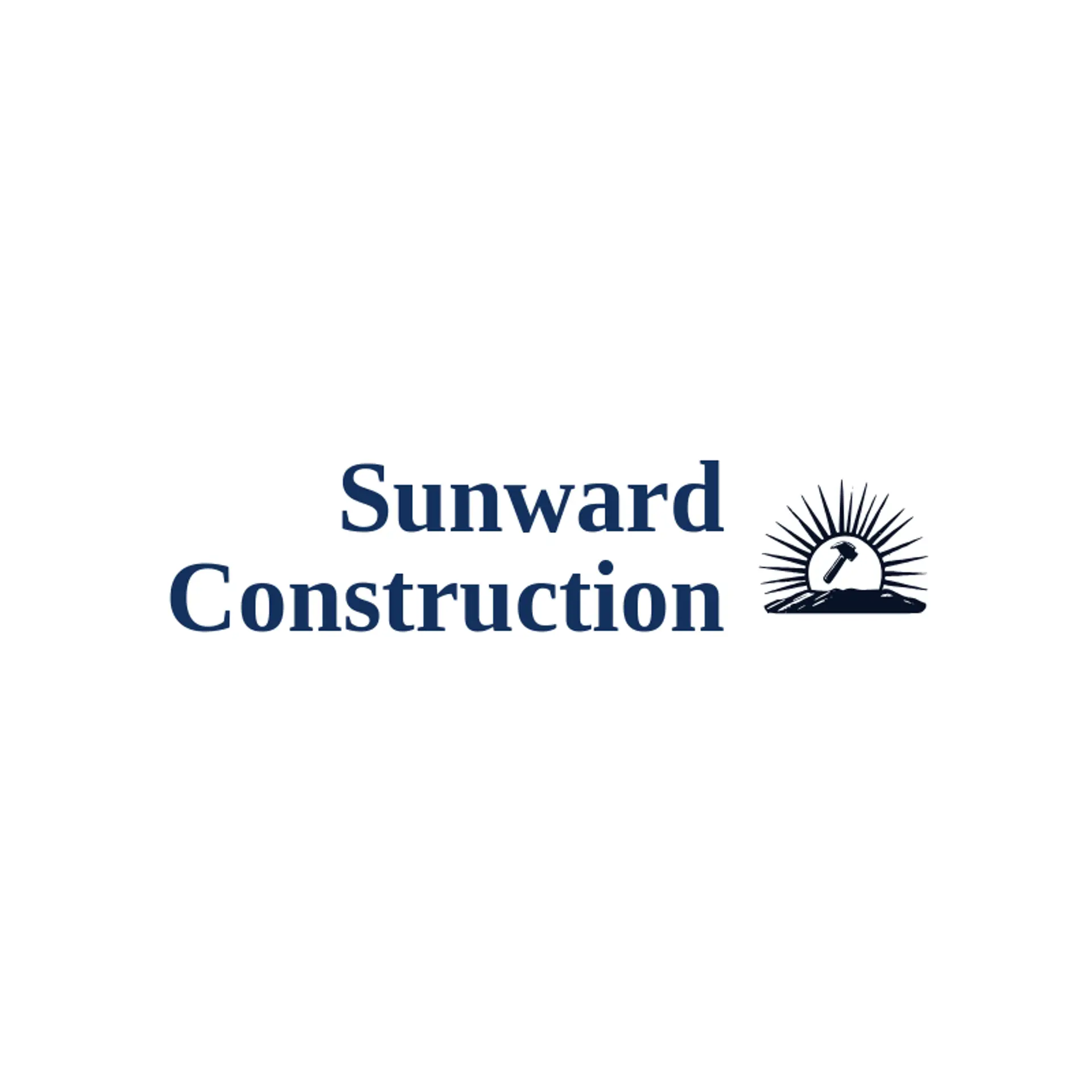 Sunward Construction logo for contractor