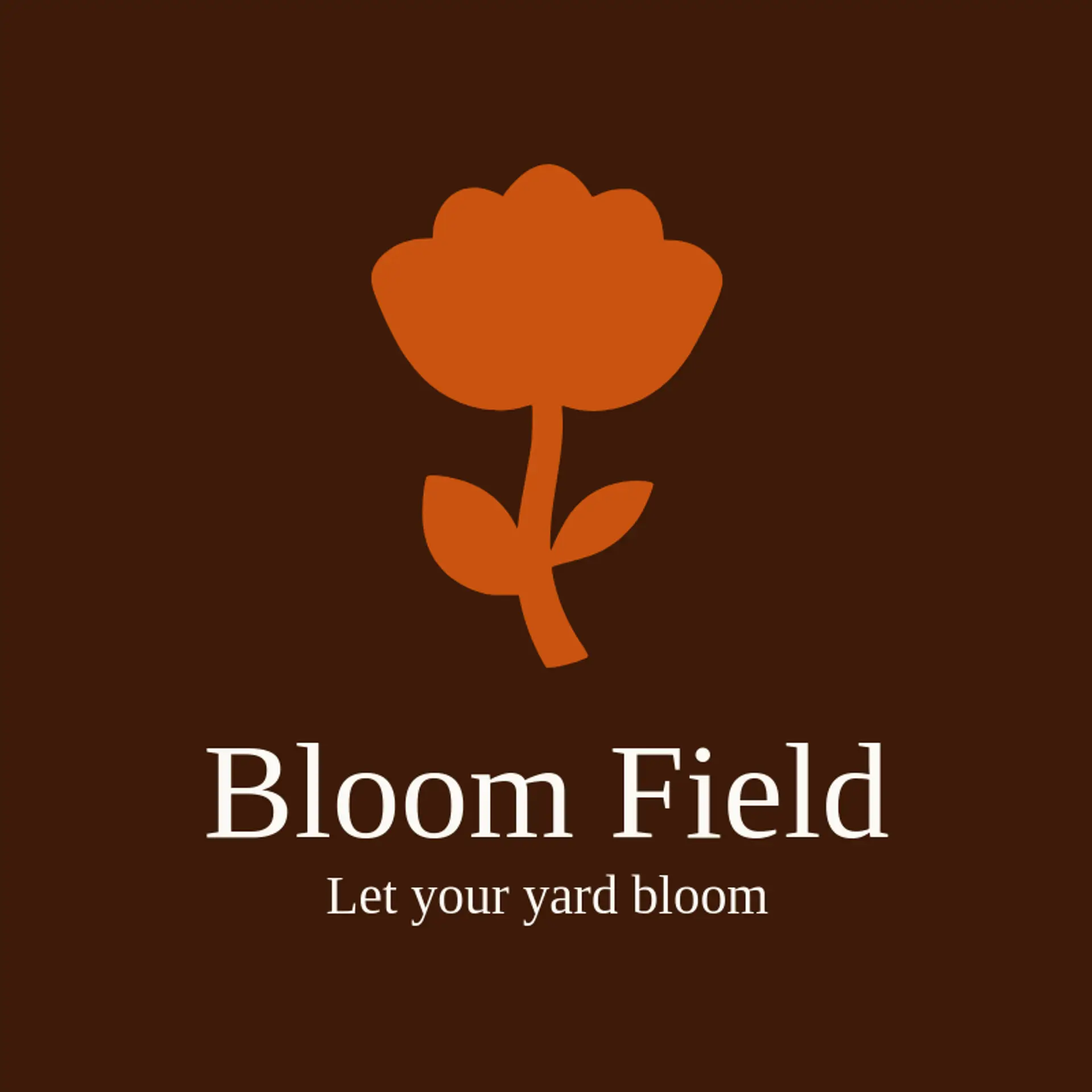 Bloom Field logo for landscape