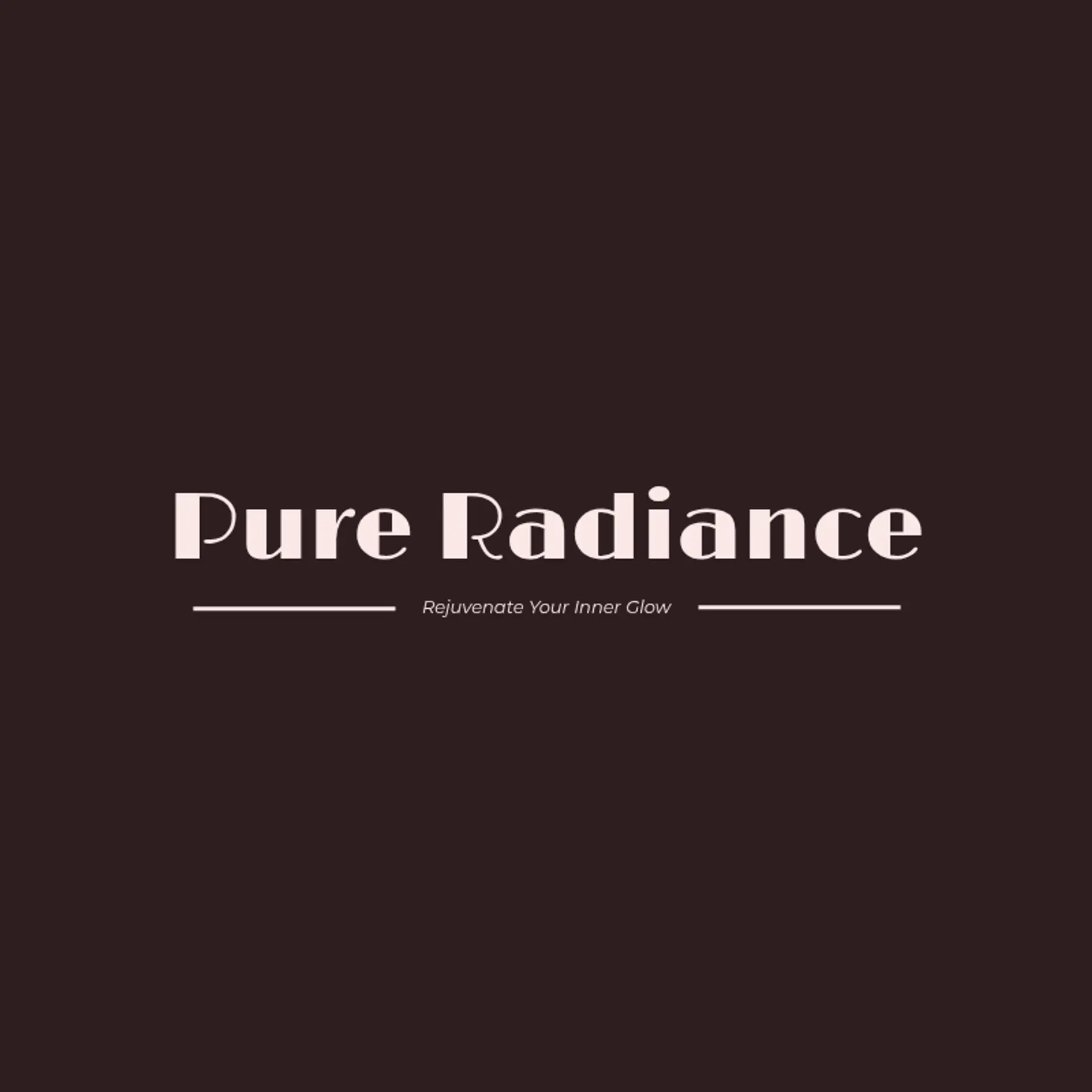 Pure Radiance logo for beauty spa