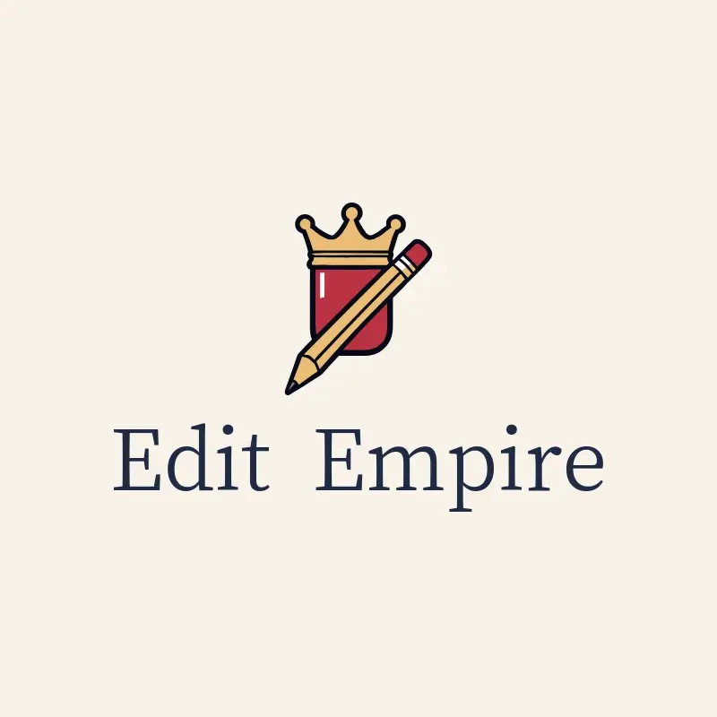 The YouTube name Edit Empire as a branded logo with a color icon