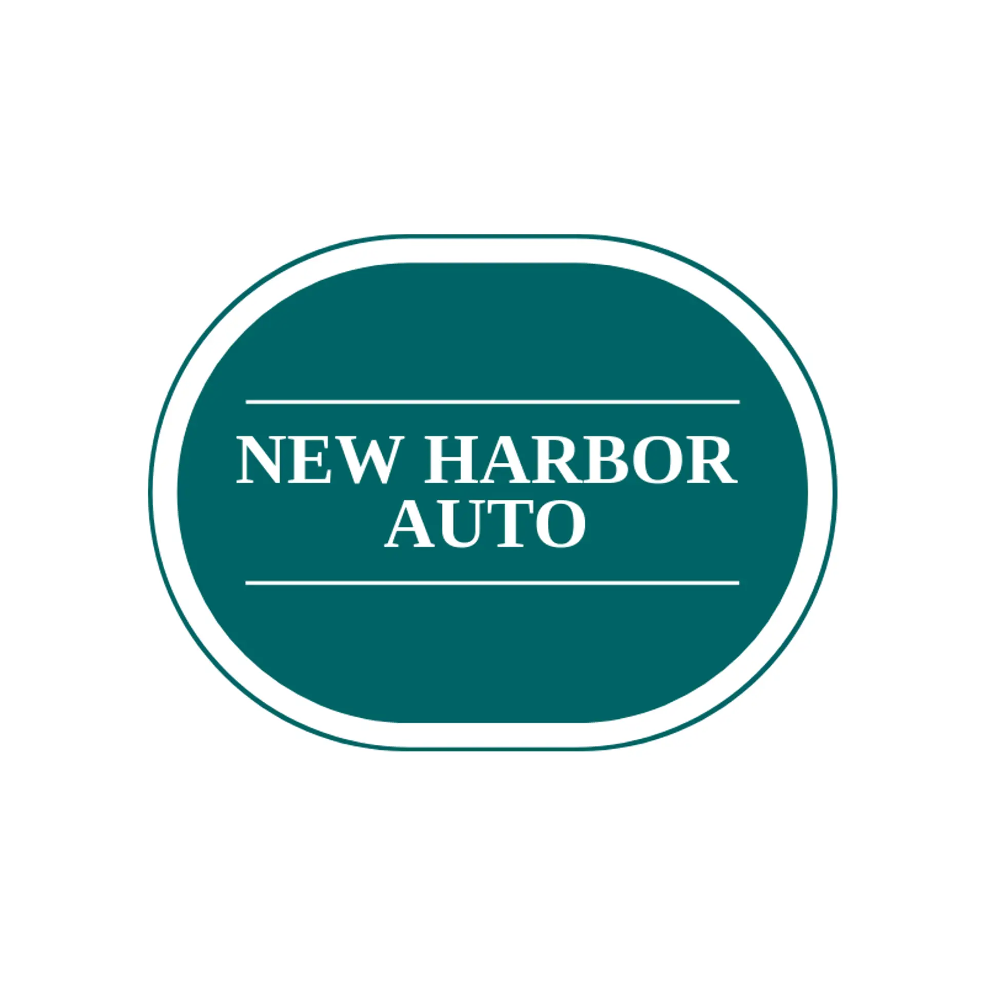 New Harbor Auto logo for car dealer