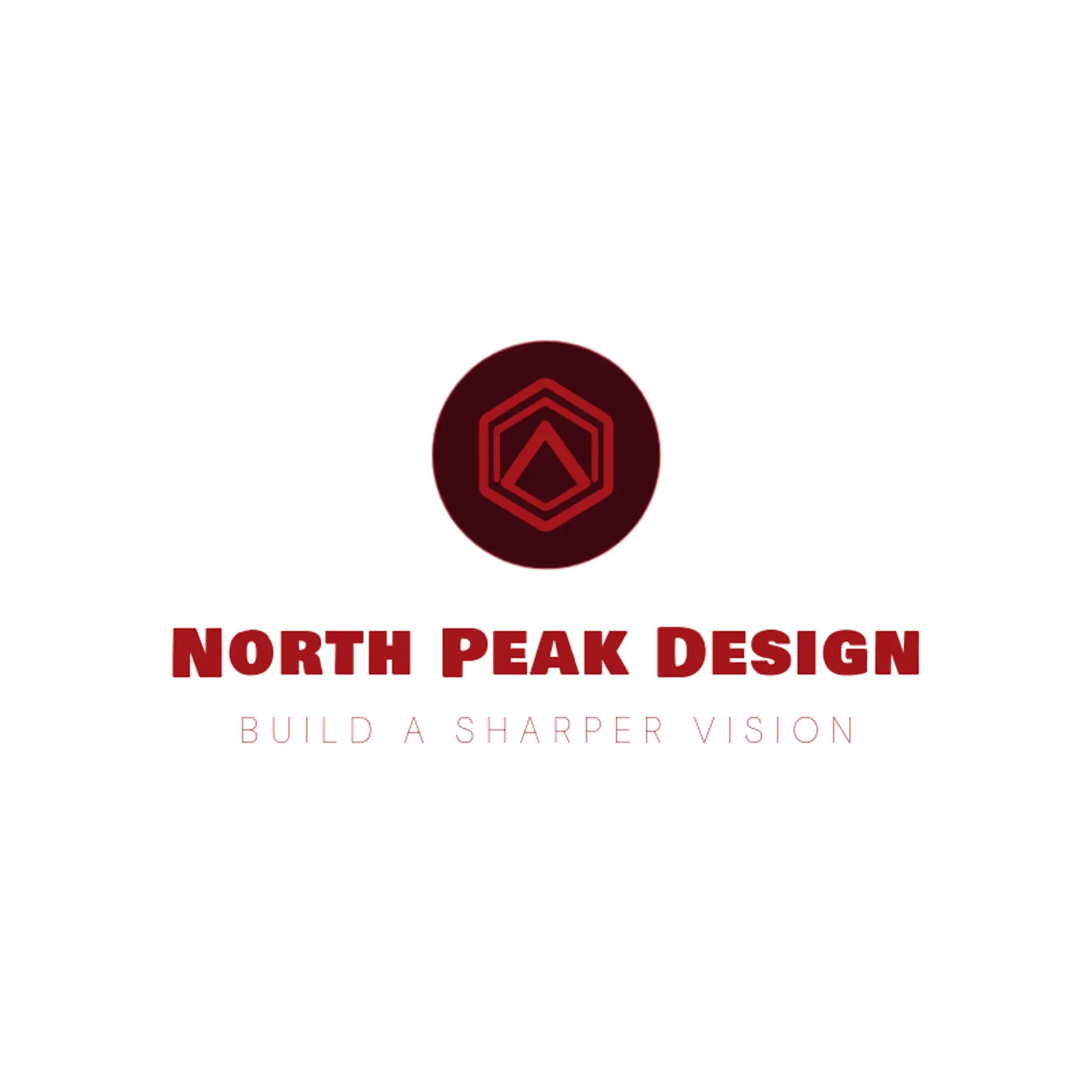 North Peak Design logo for hexagon