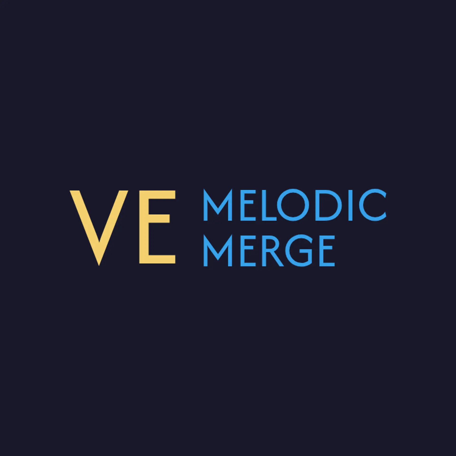 Melodic Merge logo for music store