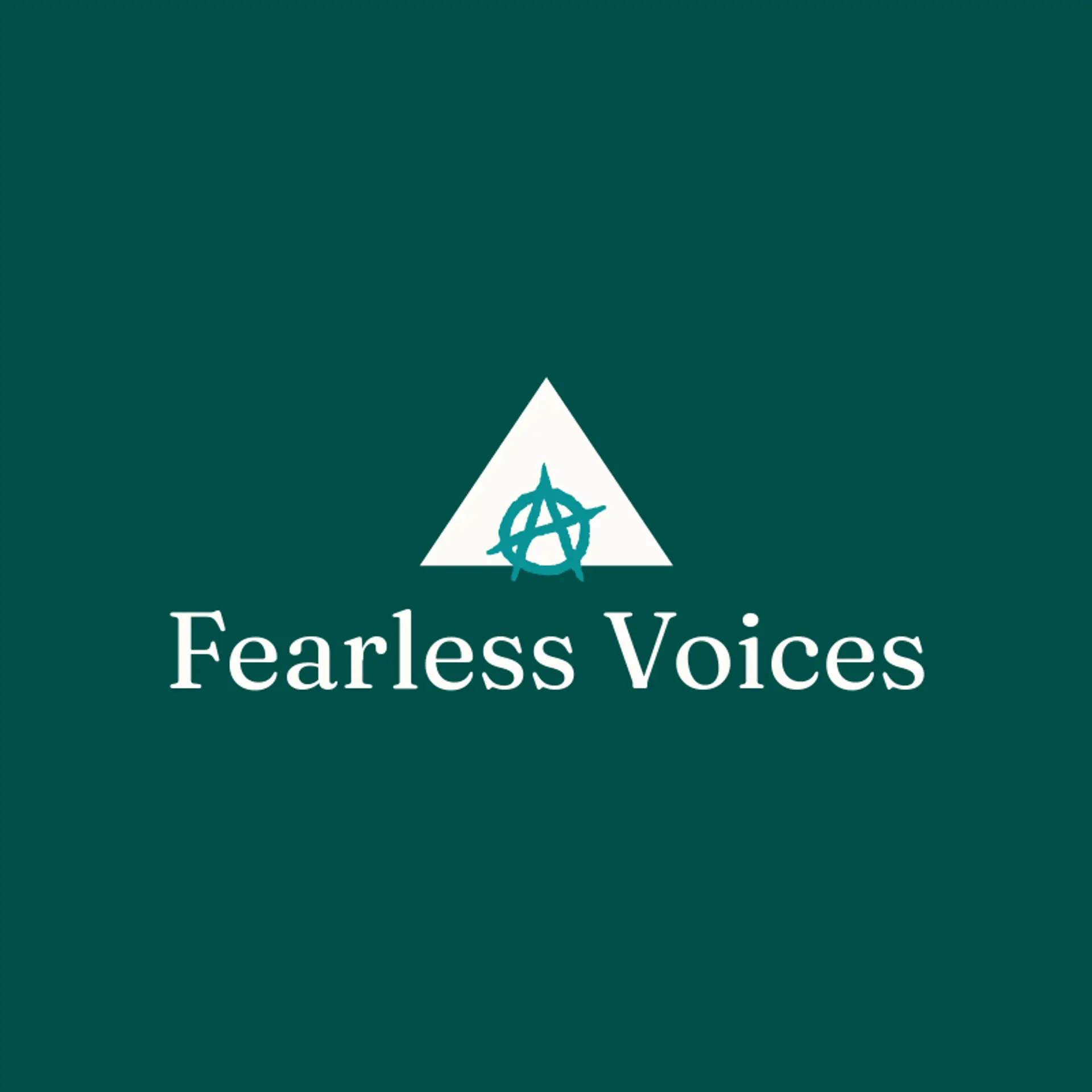 Fearless Voices logo for rebel