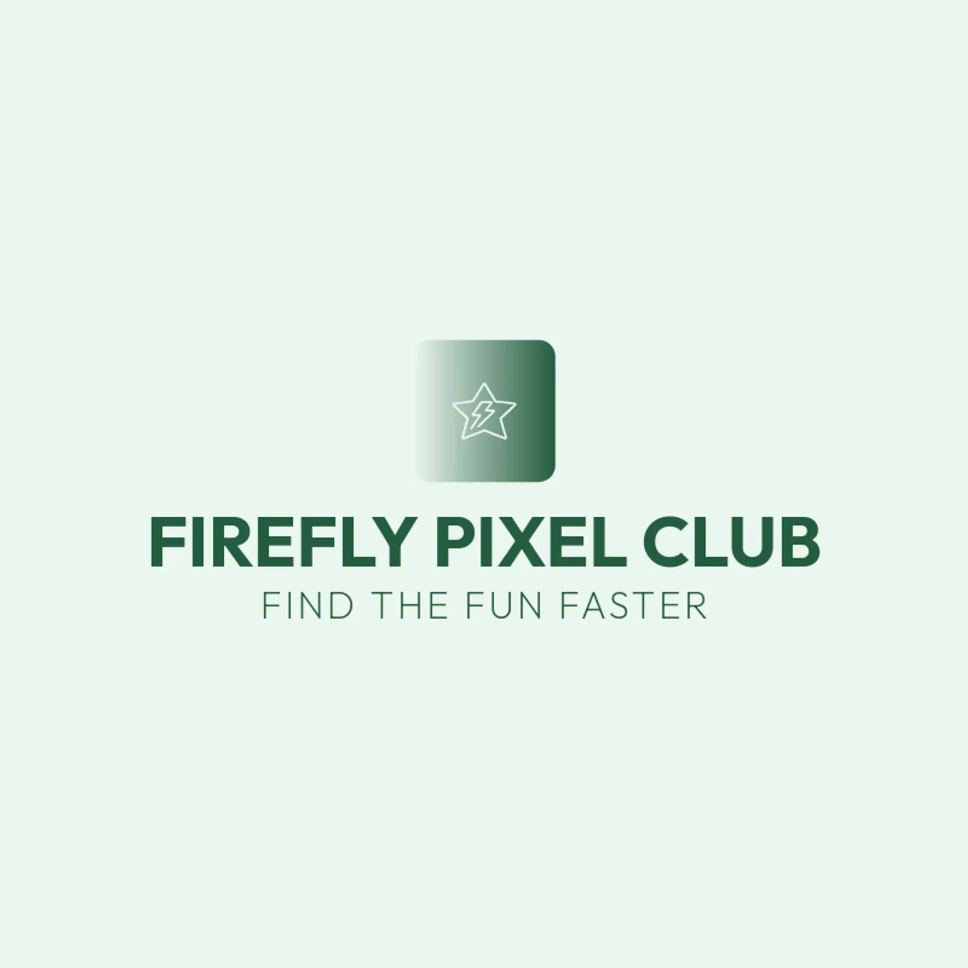 Firefly Pixel Club logo for video game