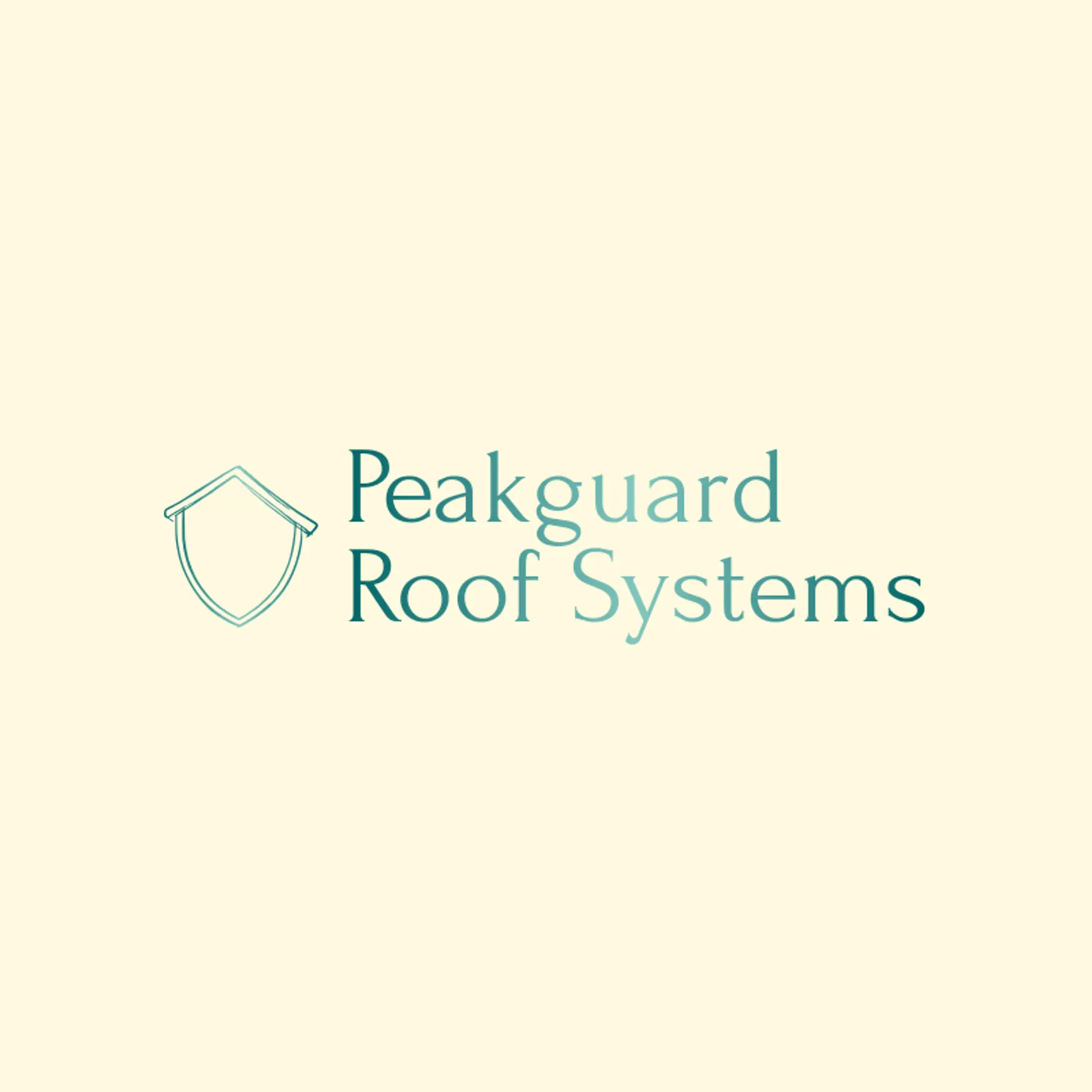 Peakguard Roof Systems logo for roofing