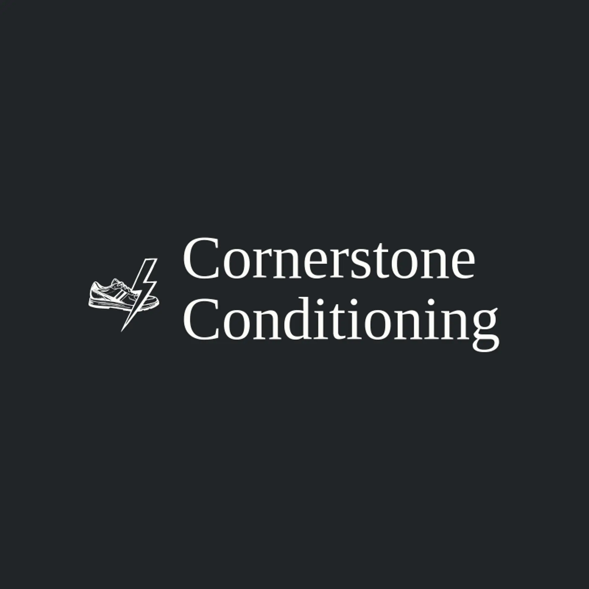 Cornerstone Conditioning logo for athletic training