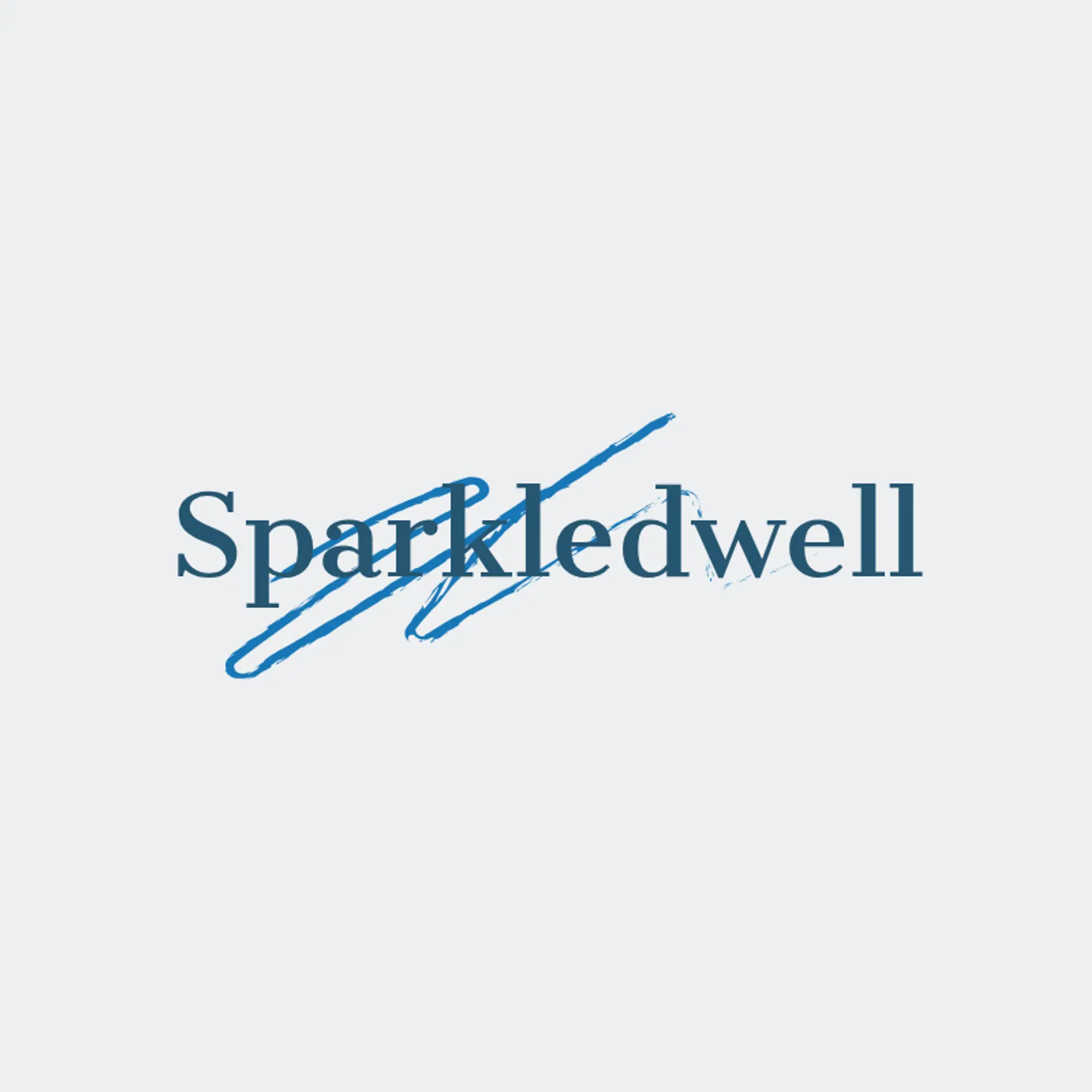SparkleDwell logo for house cleaning