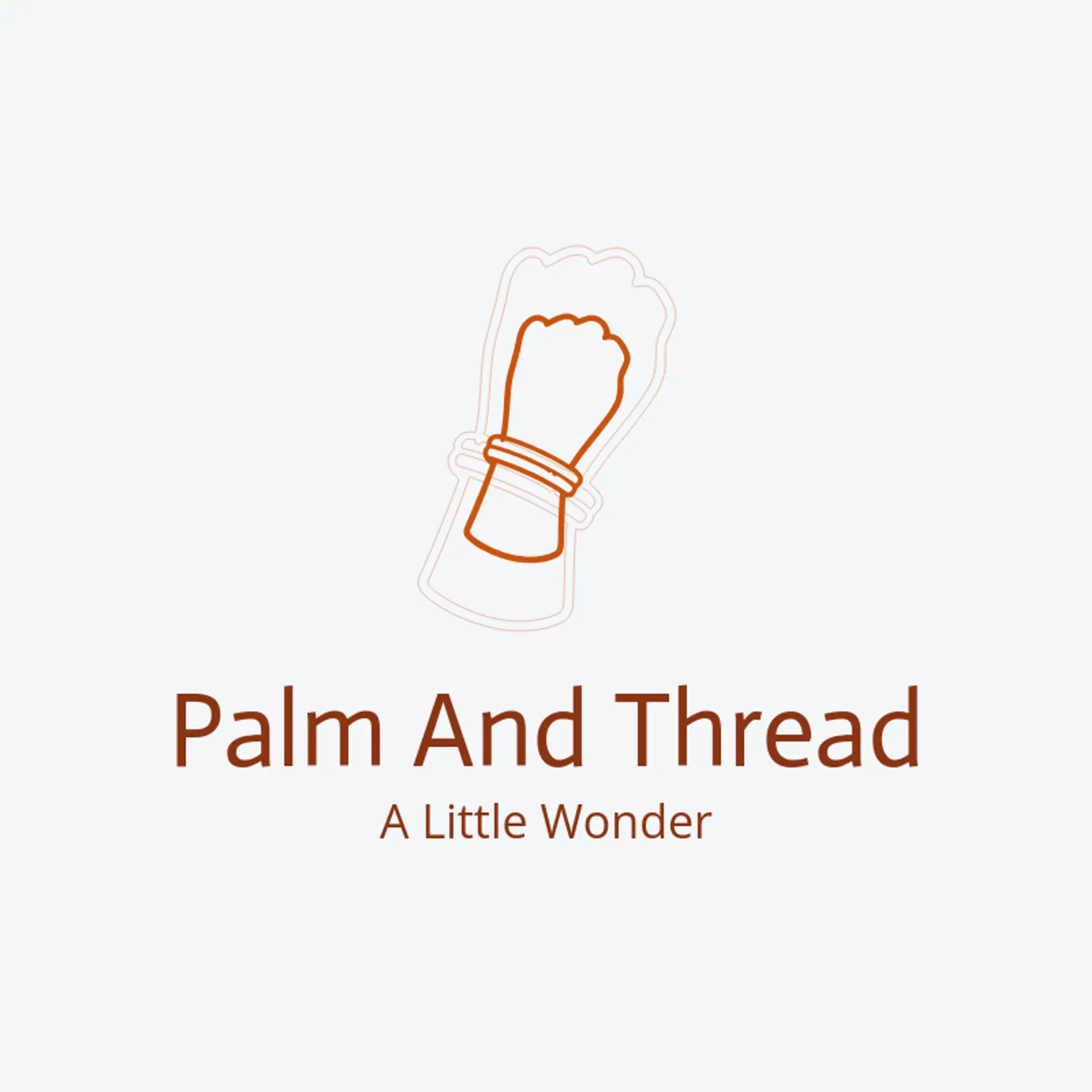 Palm And Thread logo for bracelet