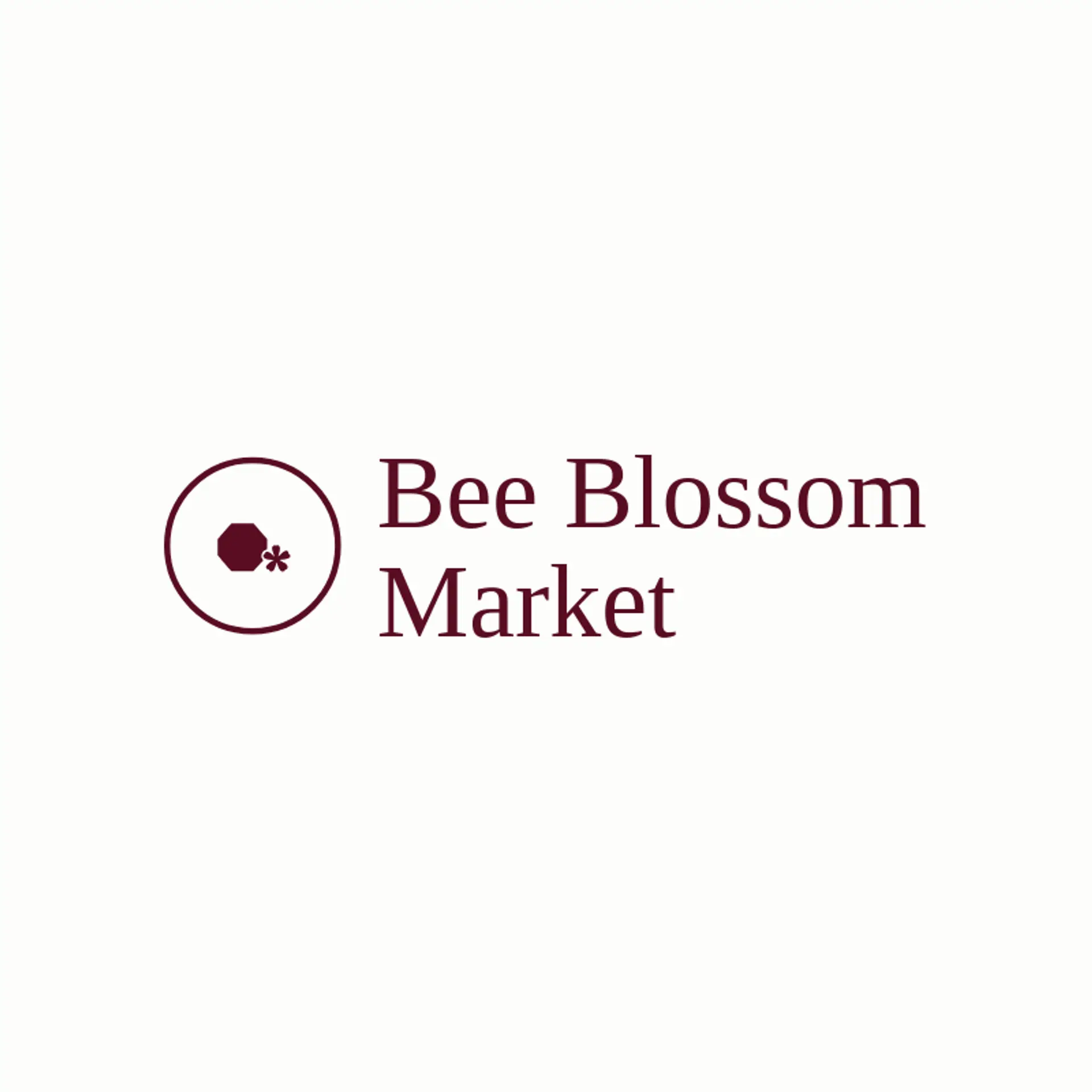 Bee Blossom Market logo for honeycomb