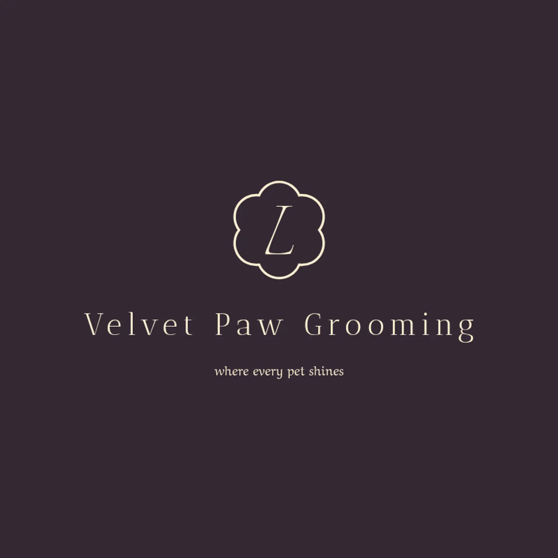 Refined Paws Pet Spa logo for grooming salon
