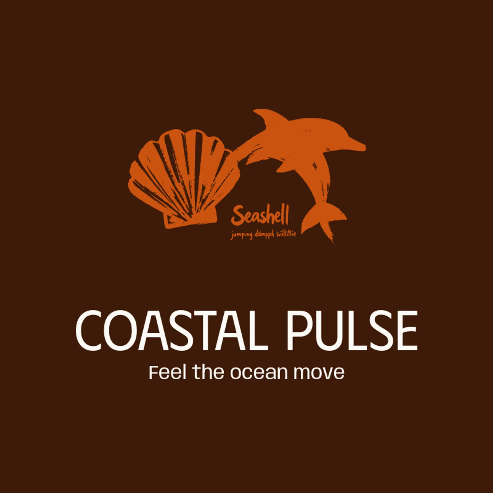 Coastal Pulse logo for dolphin