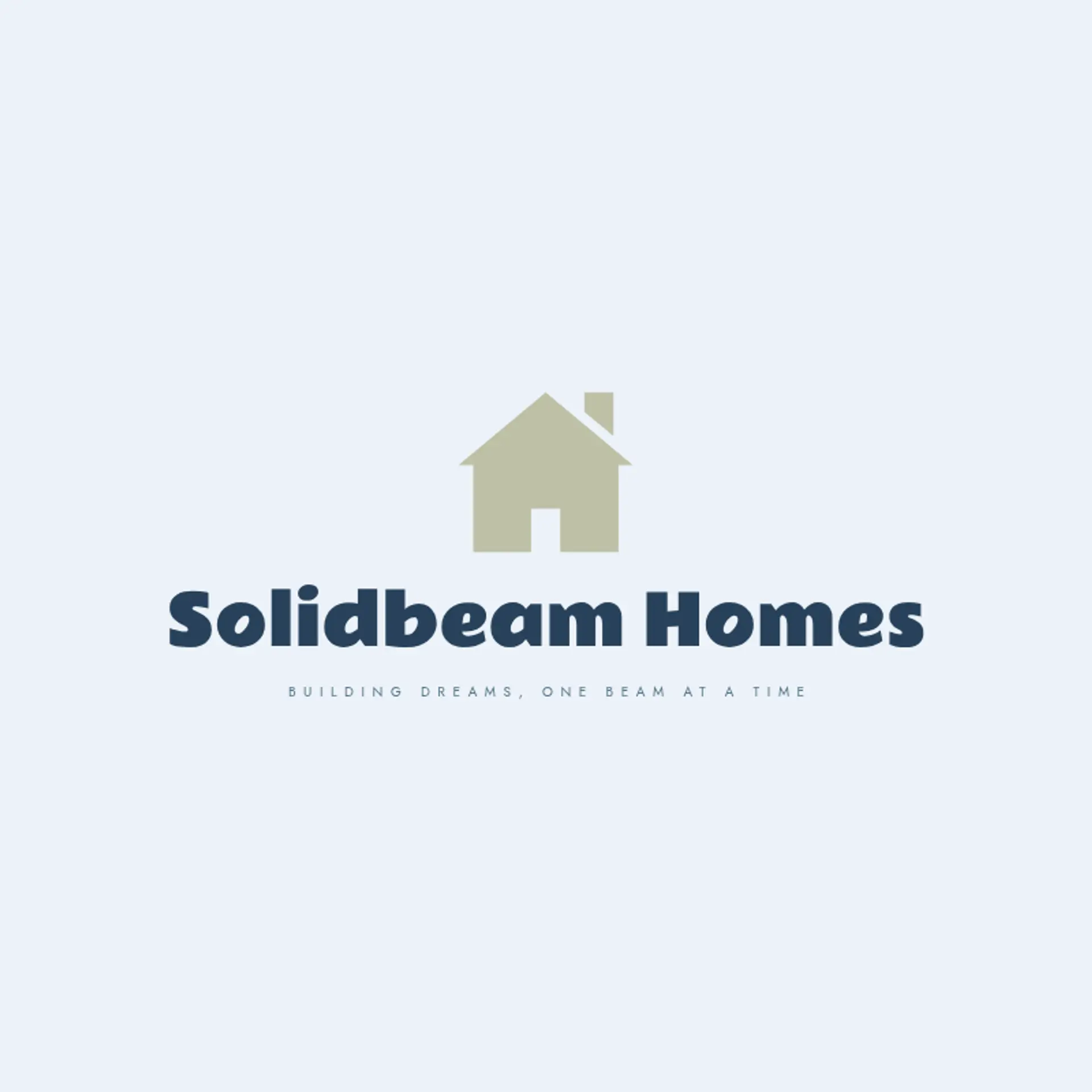 Bluebeam Builders logo for house construction